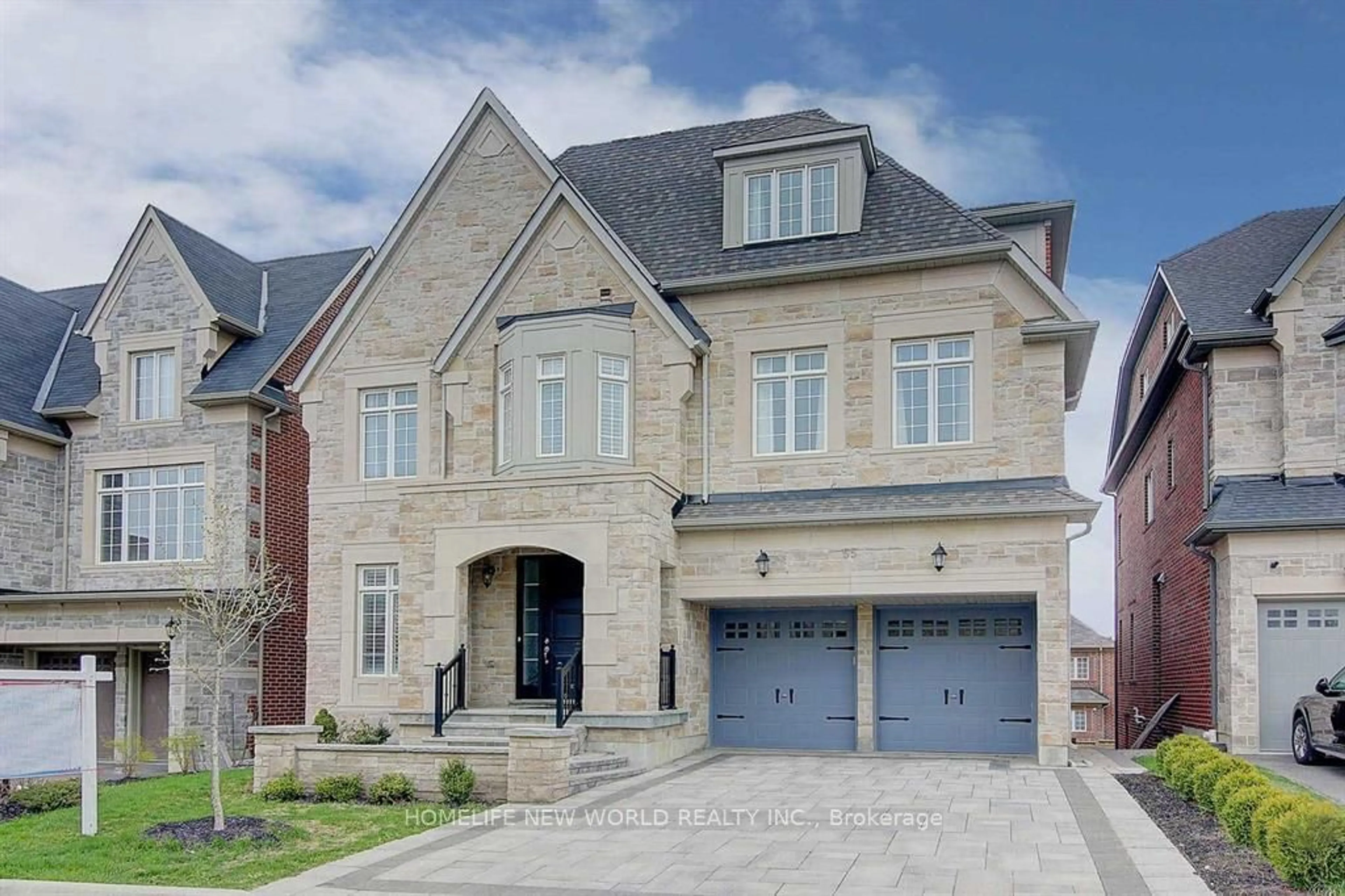 Home with brick exterior material, street for 55 Horse Rake Rd, Vaughan Ontario L6A 4X3