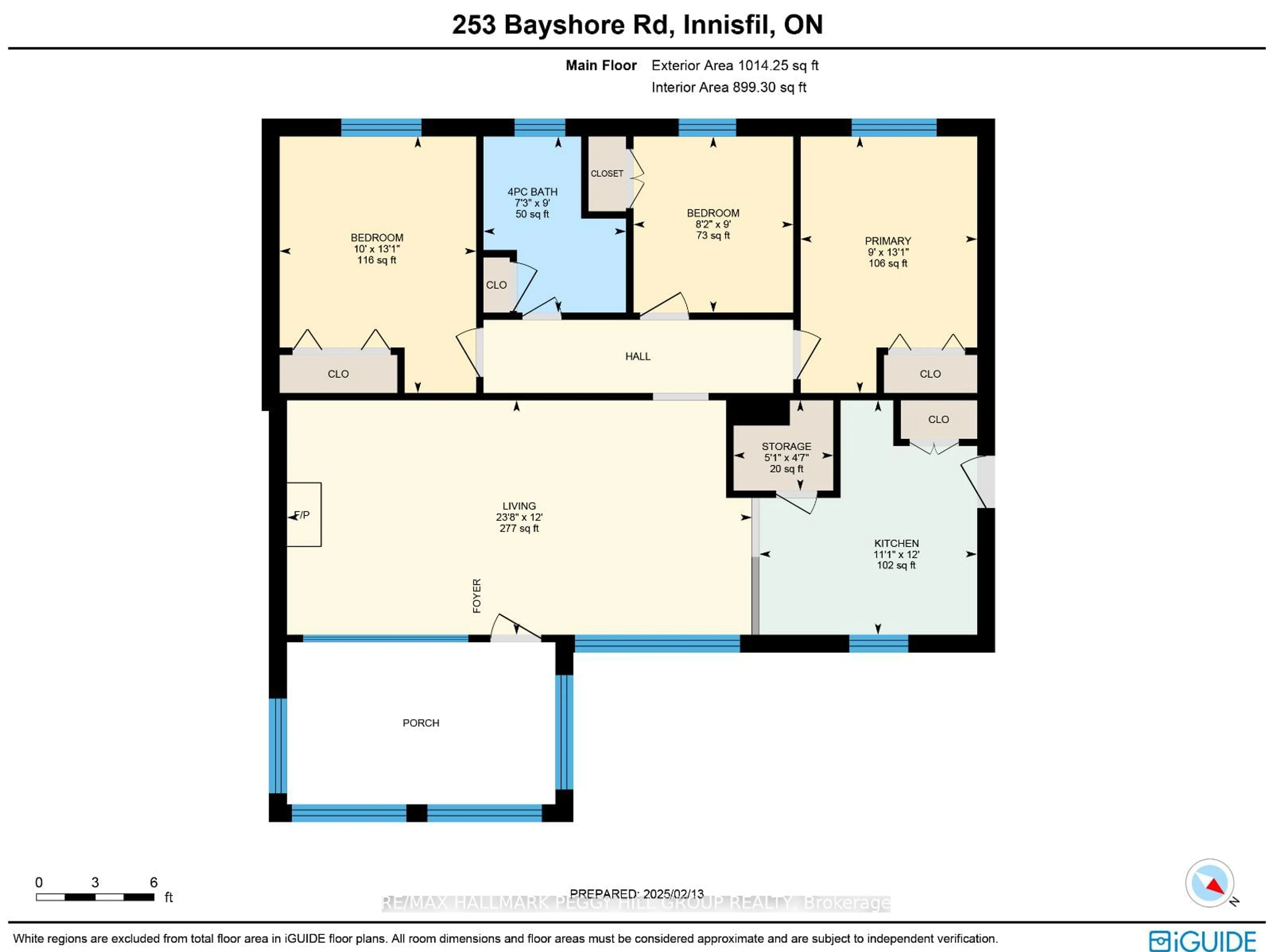 Floor plan for 253 Bayshore Rd, Innisfil Ontario L0L 1K0