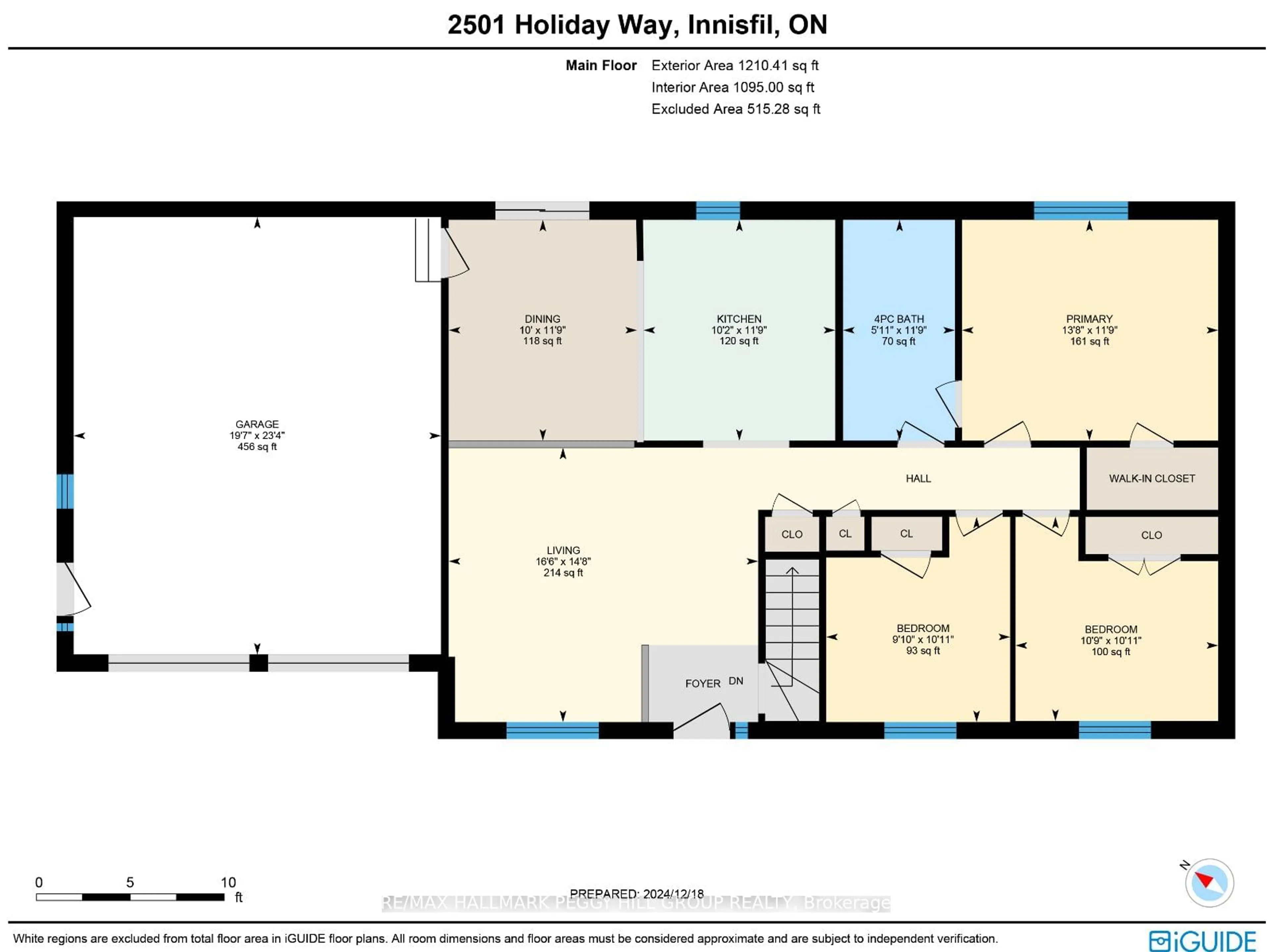 Floor plan for 2501 Holiday Way, Innisfil Ontario L9S 2H4