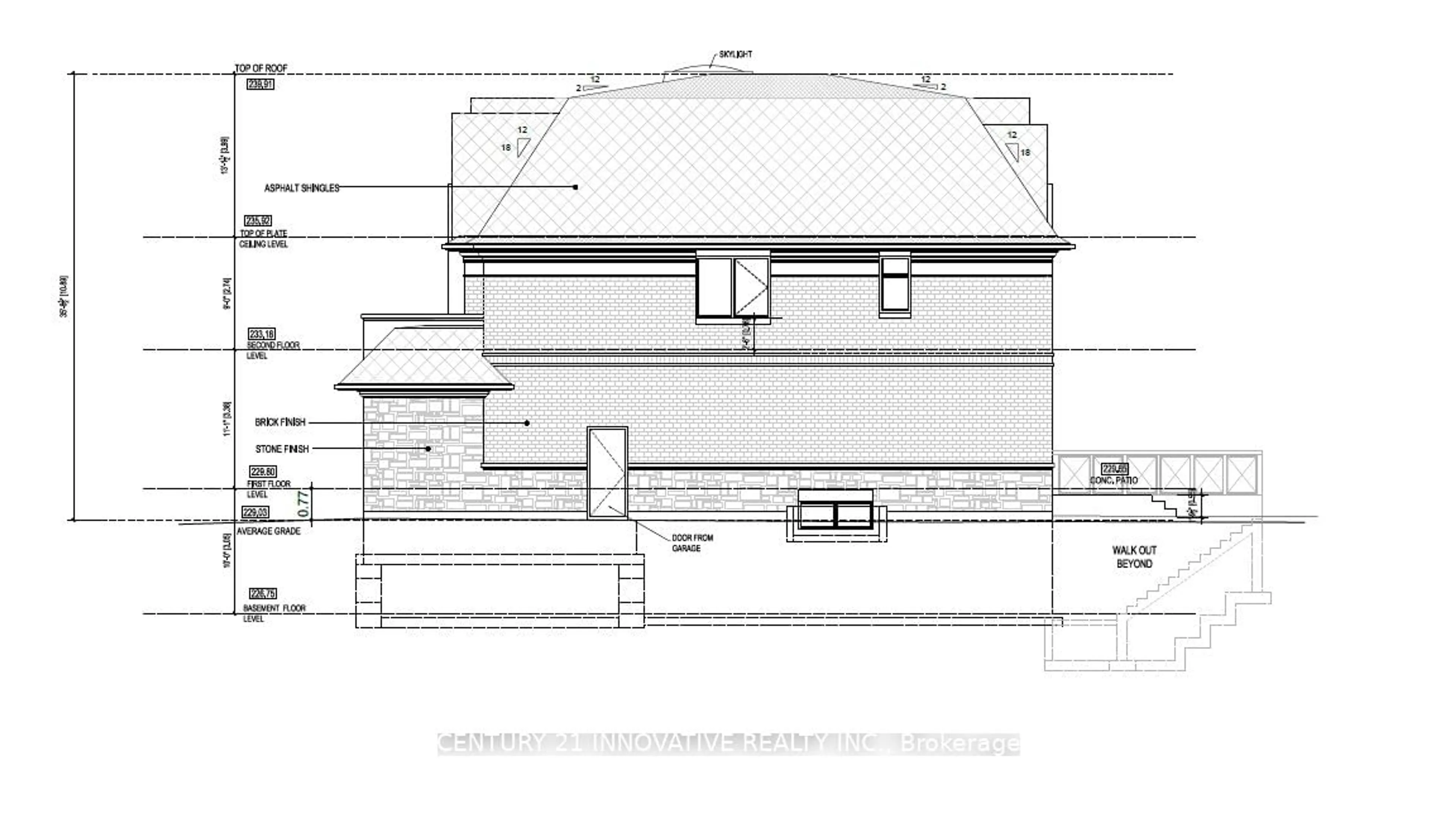 Floor plan for 293 Annsheila Dr, Georgina Ontario L4P 3A6