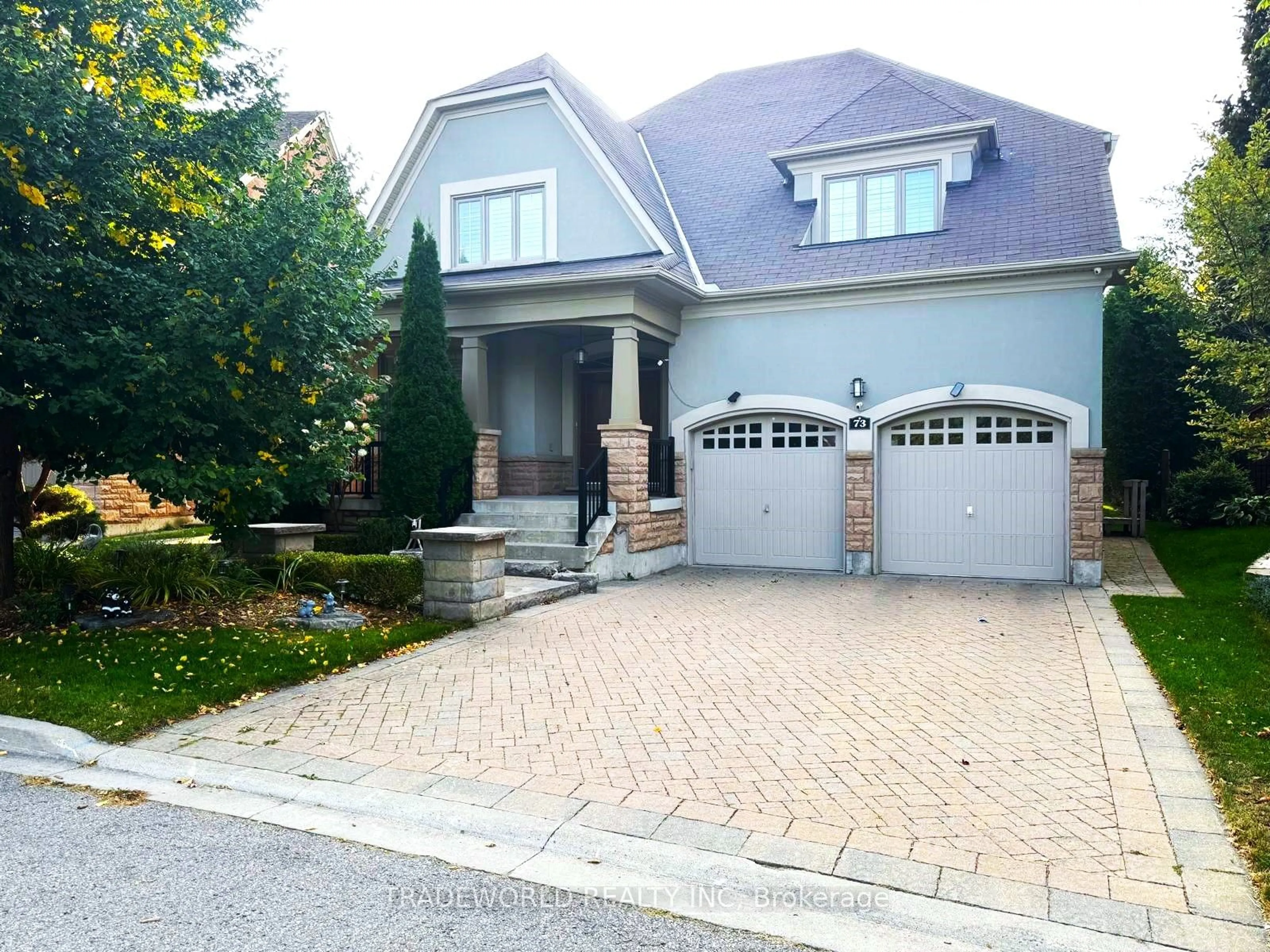 Home with brick exterior material, street for 73 Glengordon Cres, Markham Ontario L6C 0K1