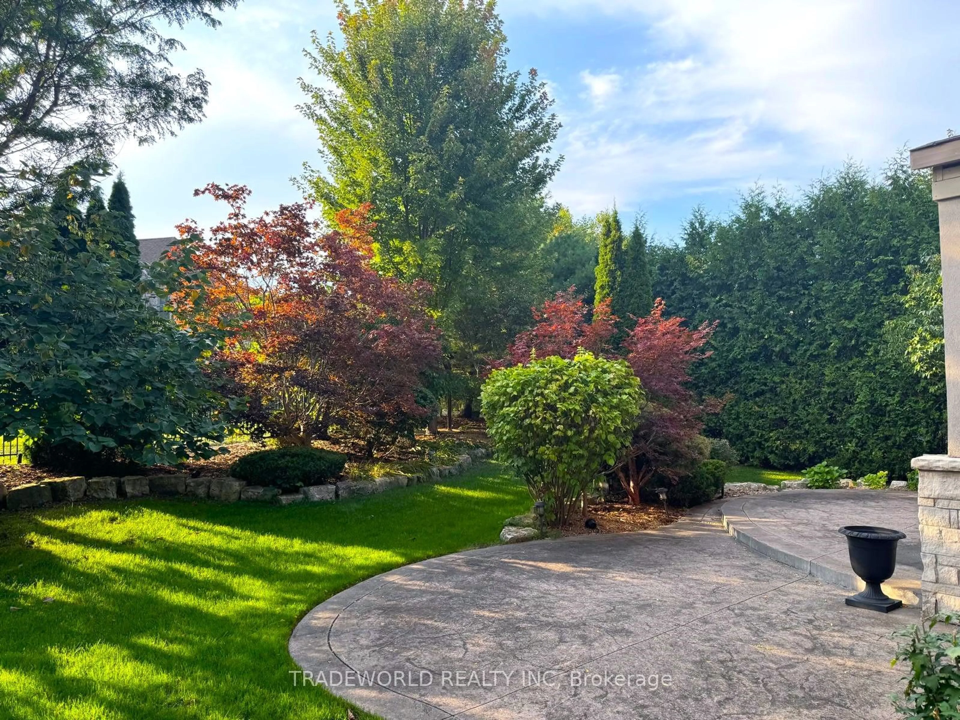 A pic from outside/outdoor area/front of a property/back of a property/a pic from drone, forest/trees view for 73 Glengordon Cres, Markham Ontario L6C 0K1