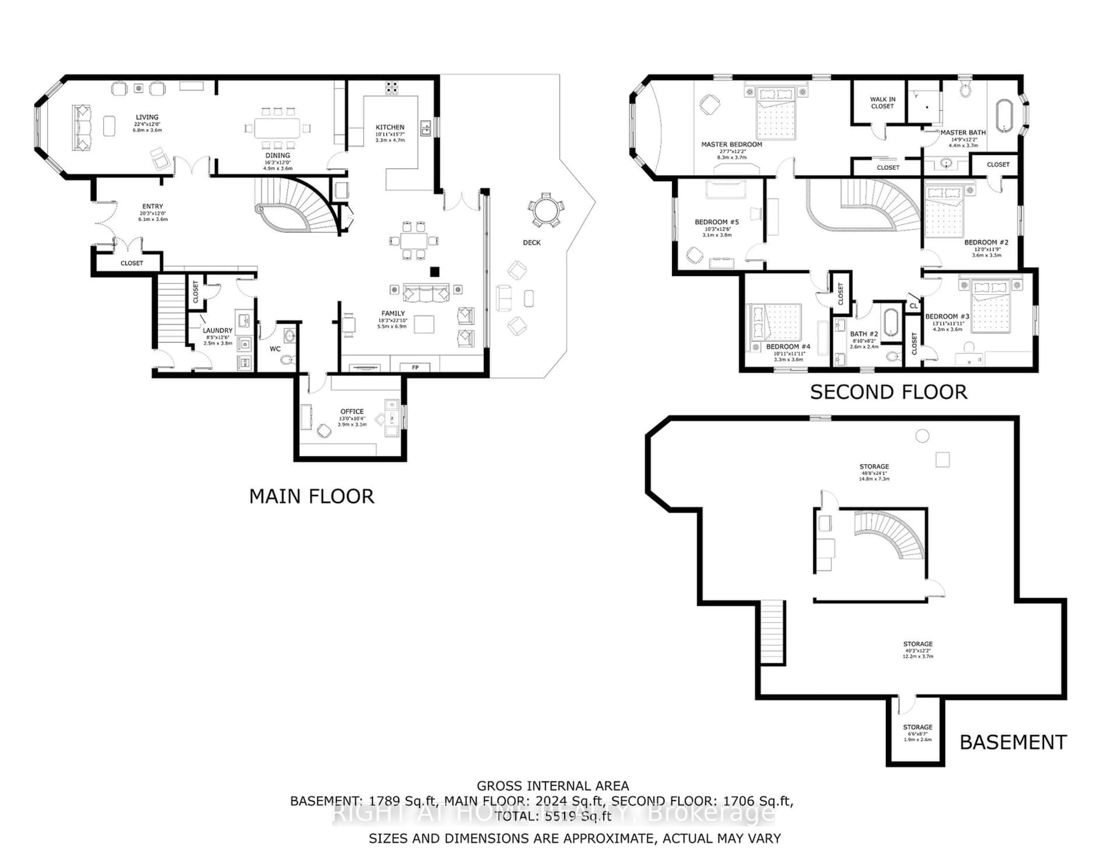 Floor plan for 40 King's Cross Ave, Richmond Hill Ontario L4B 2S9