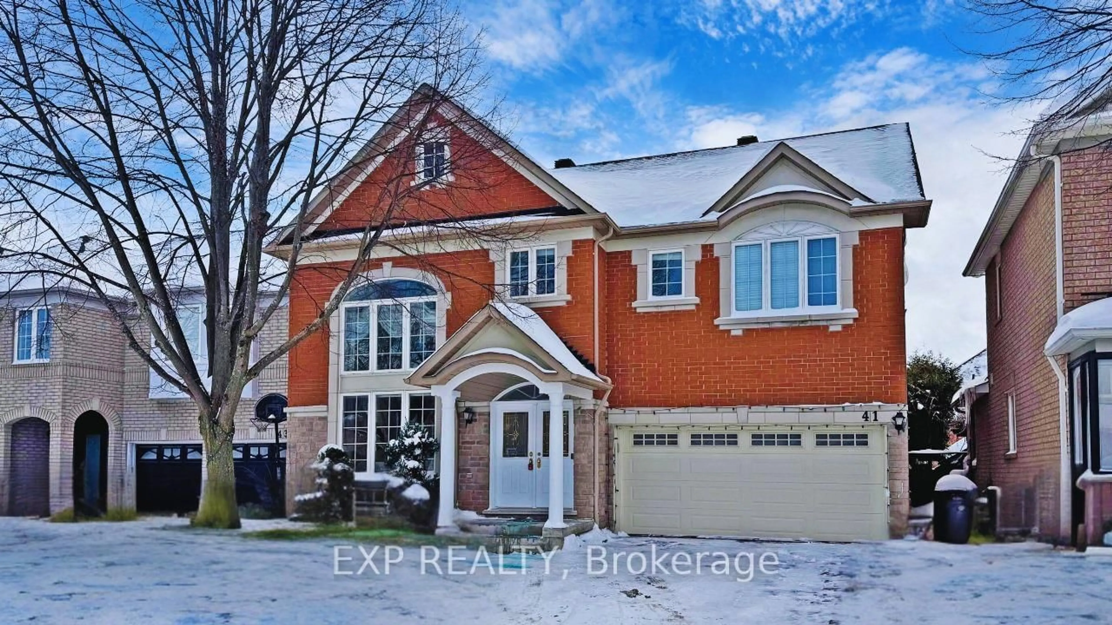 Home with brick exterior material, street for 41 Majestic Dr, Markham Ontario L6C 2B3