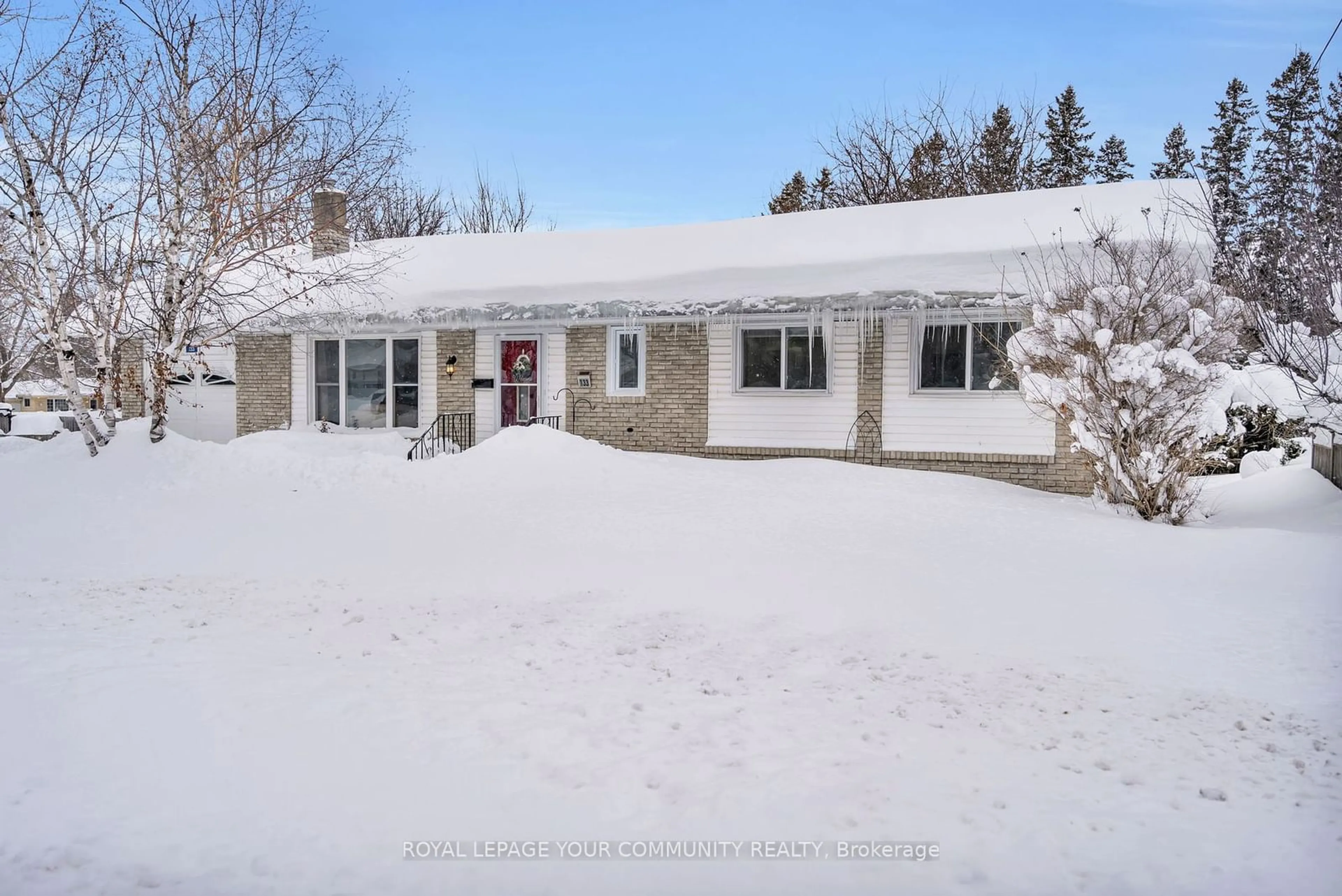 A pic from outside/outdoor area/front of a property/back of a property/a pic from drone, street for 133 Park St, Brock Ontario L0E 1E0