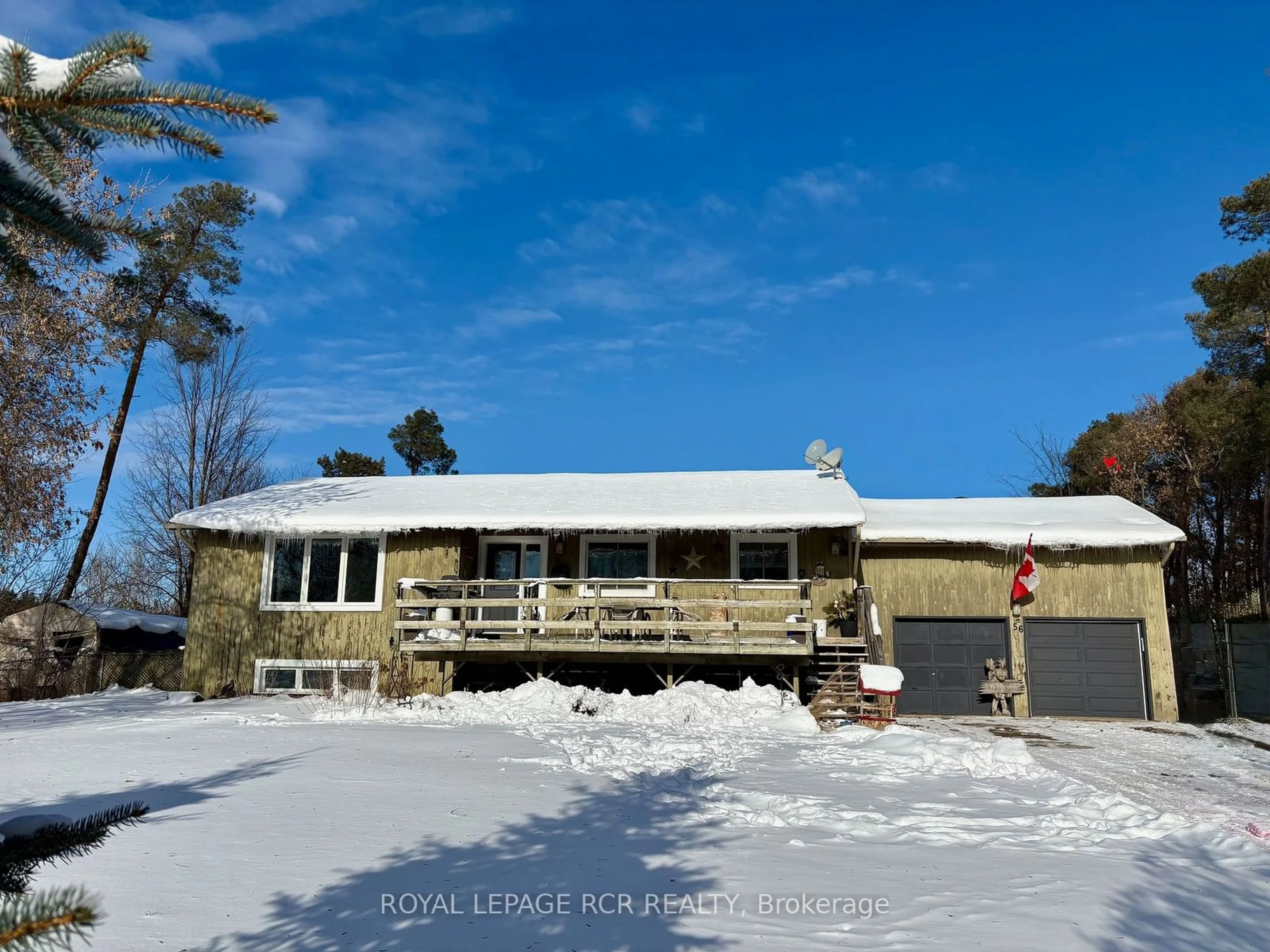 A pic from outside/outdoor area/front of a property/back of a property/a pic from drone, unknown for 56 Maple Ave, Adjala-Tosorontio Ontario L0M 1K0