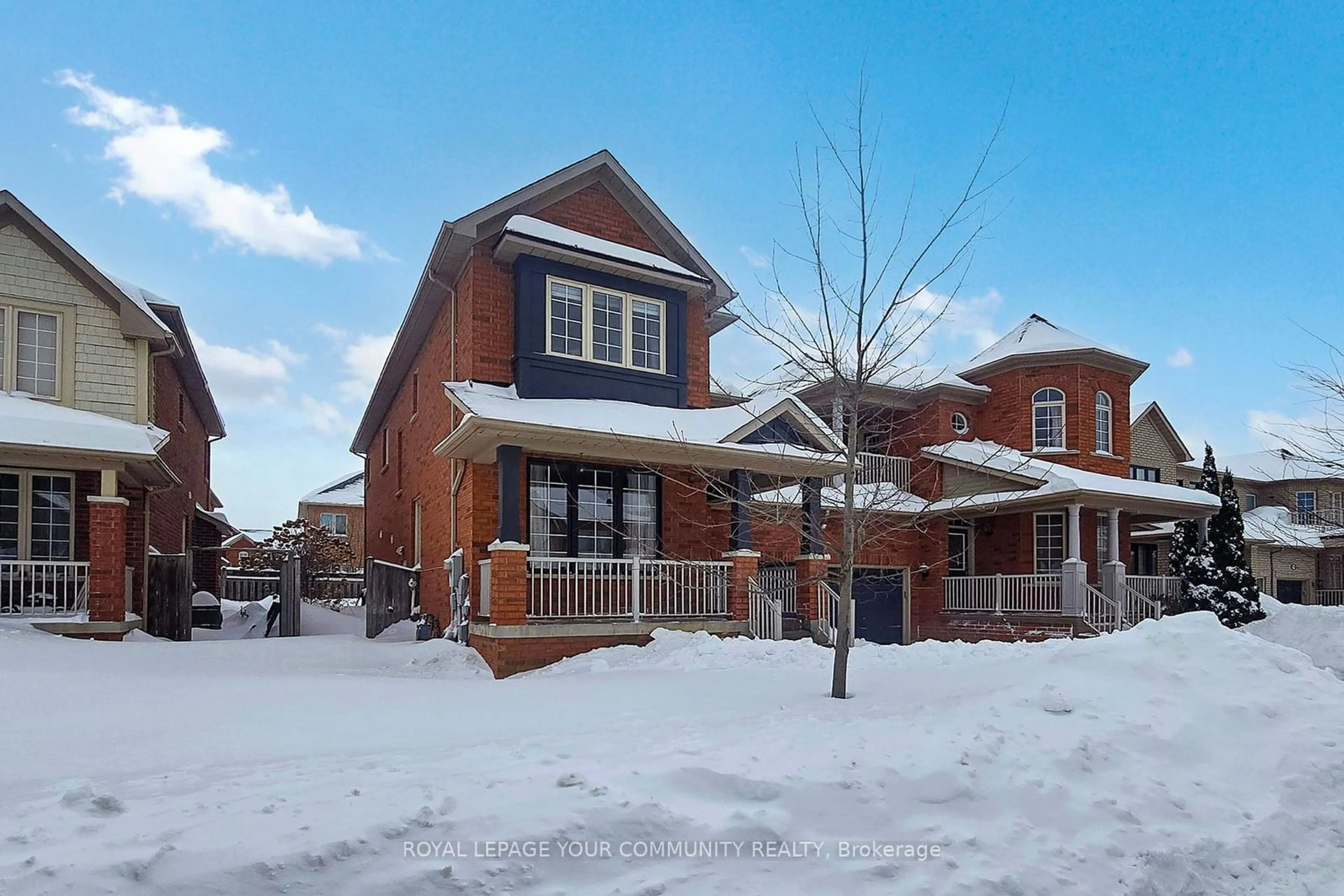 Home with brick exterior material, street for 48 Waldron Cres, Richmond Hill Ontario L4E 4A3