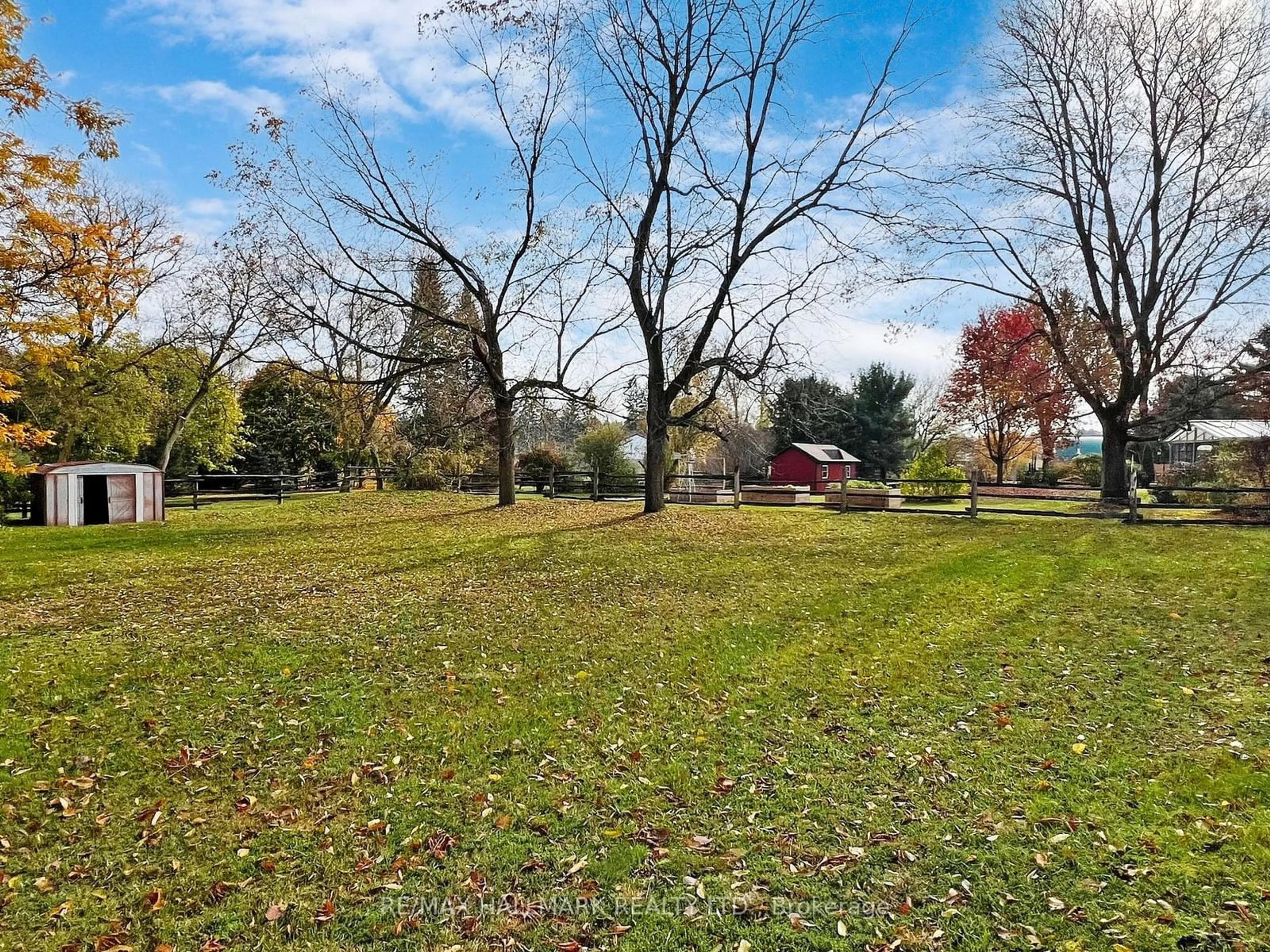 A pic from outside/outdoor area/front of a property/back of a property/a pic from drone, forest/trees view for 5193 Aurora Rd, Whitchurch-Stouffville Ontario L4A 7X4