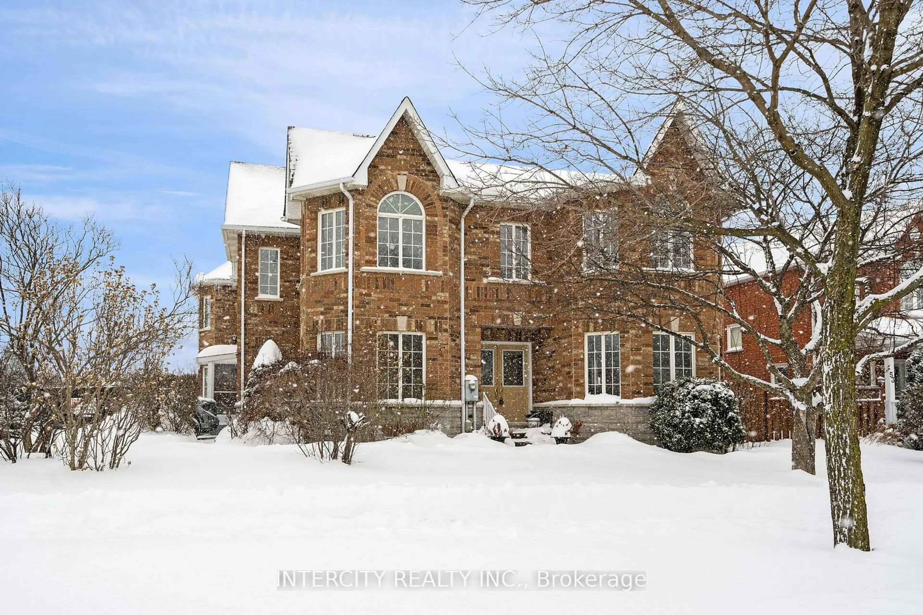 Home with brick exterior material, street for 77 Foxchase Ave, Vaughan Ontario L4L 9H5