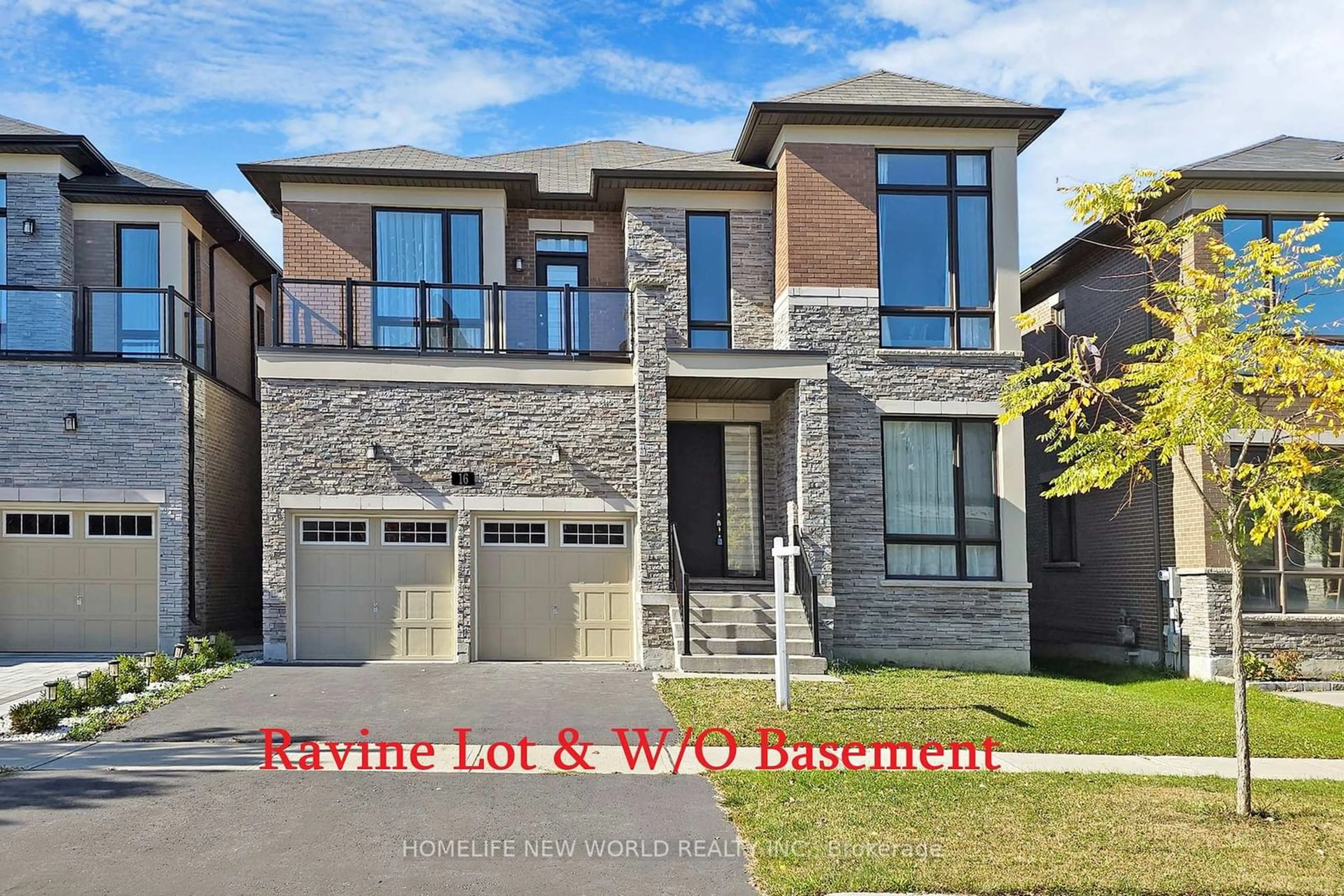 Home with brick exterior material, street for 16 Scrivener Dr, Aurora Ontario L4G 7B7