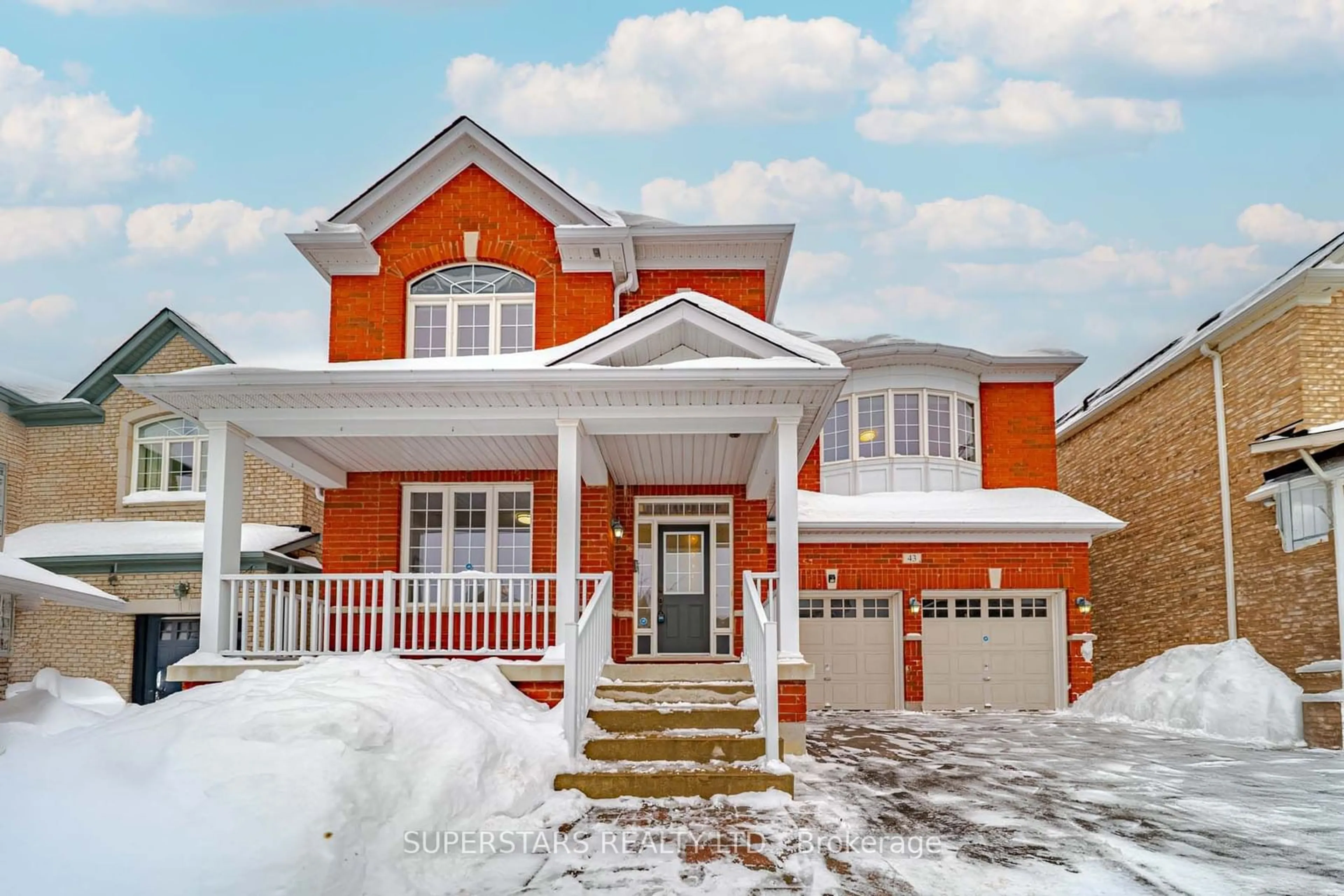 Home with brick exterior material, street for 43 Stoney Creek Dr, Markham Ontario L6E 0K3