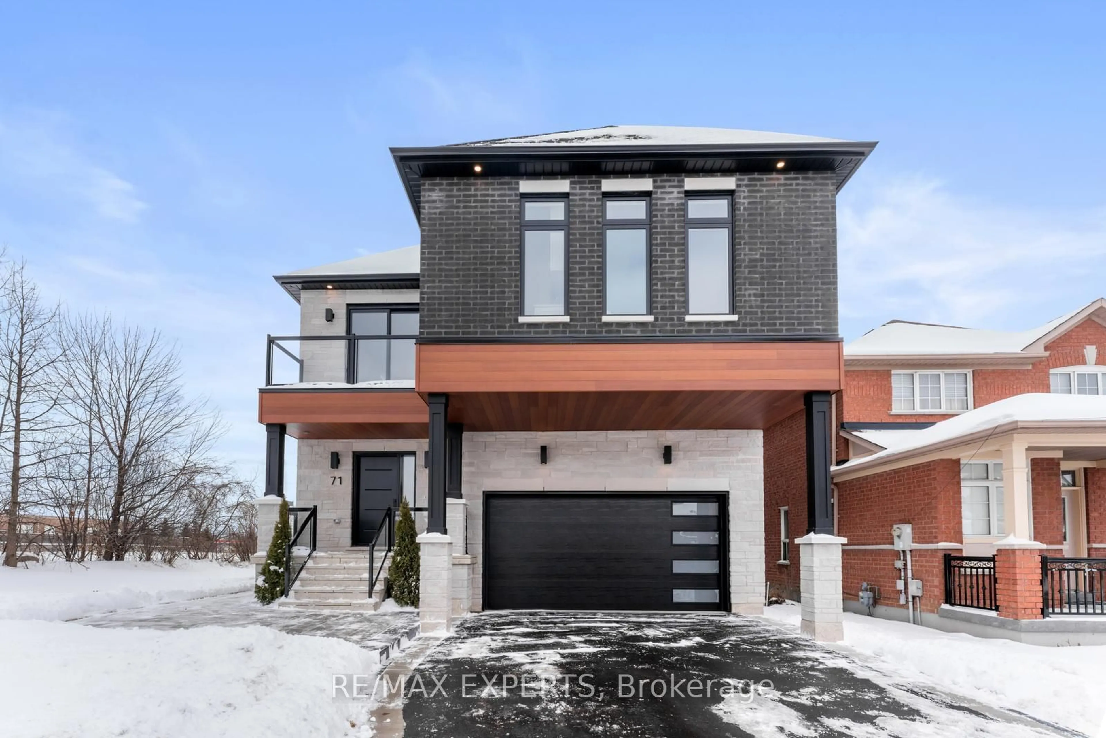 Home with brick exterior material, street for 71 Hawkview Blvd, Vaughan Ontario L4H 2E2