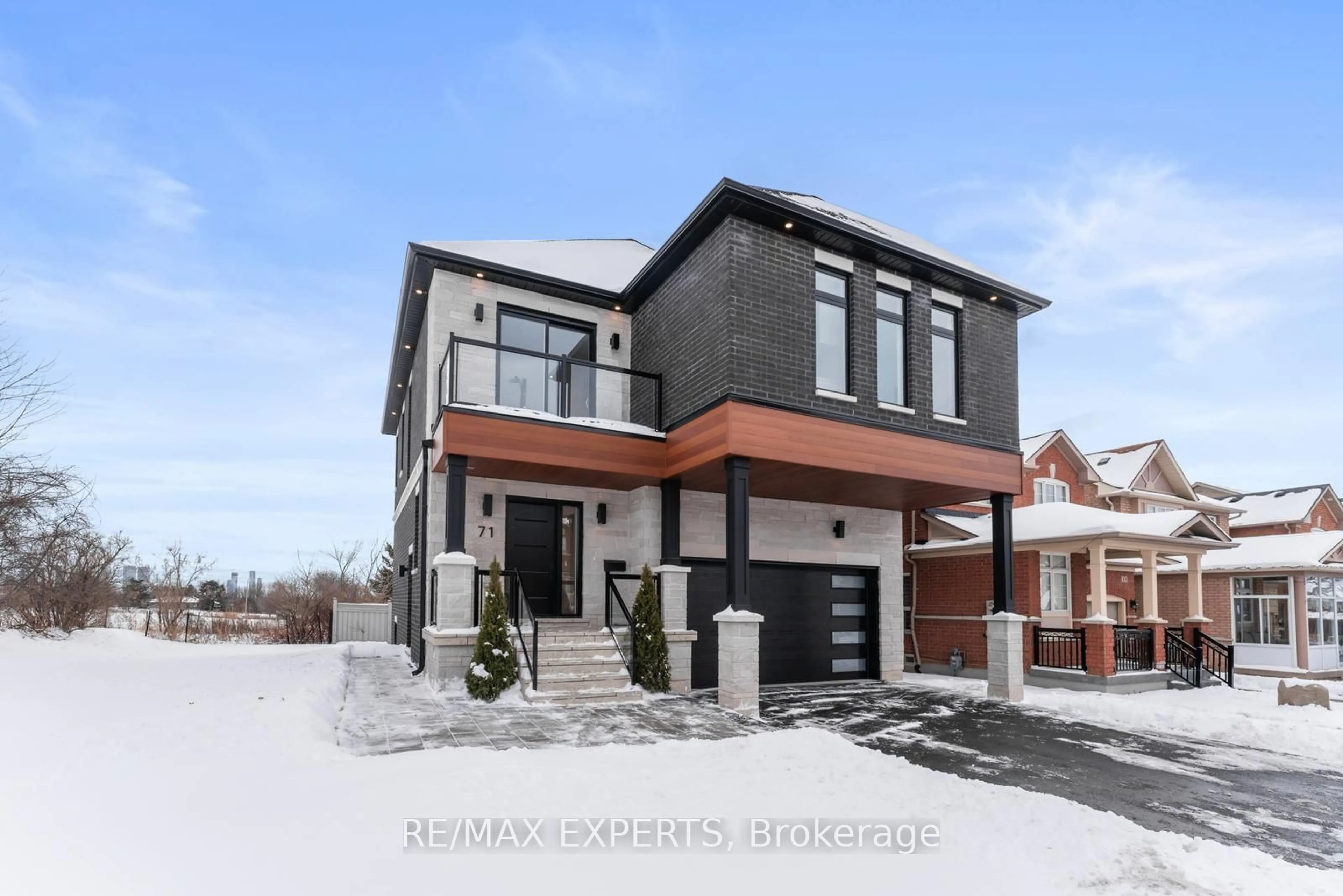 Home with brick exterior material, street for 71 Hawkview Blvd, Vaughan Ontario L4H 2E2