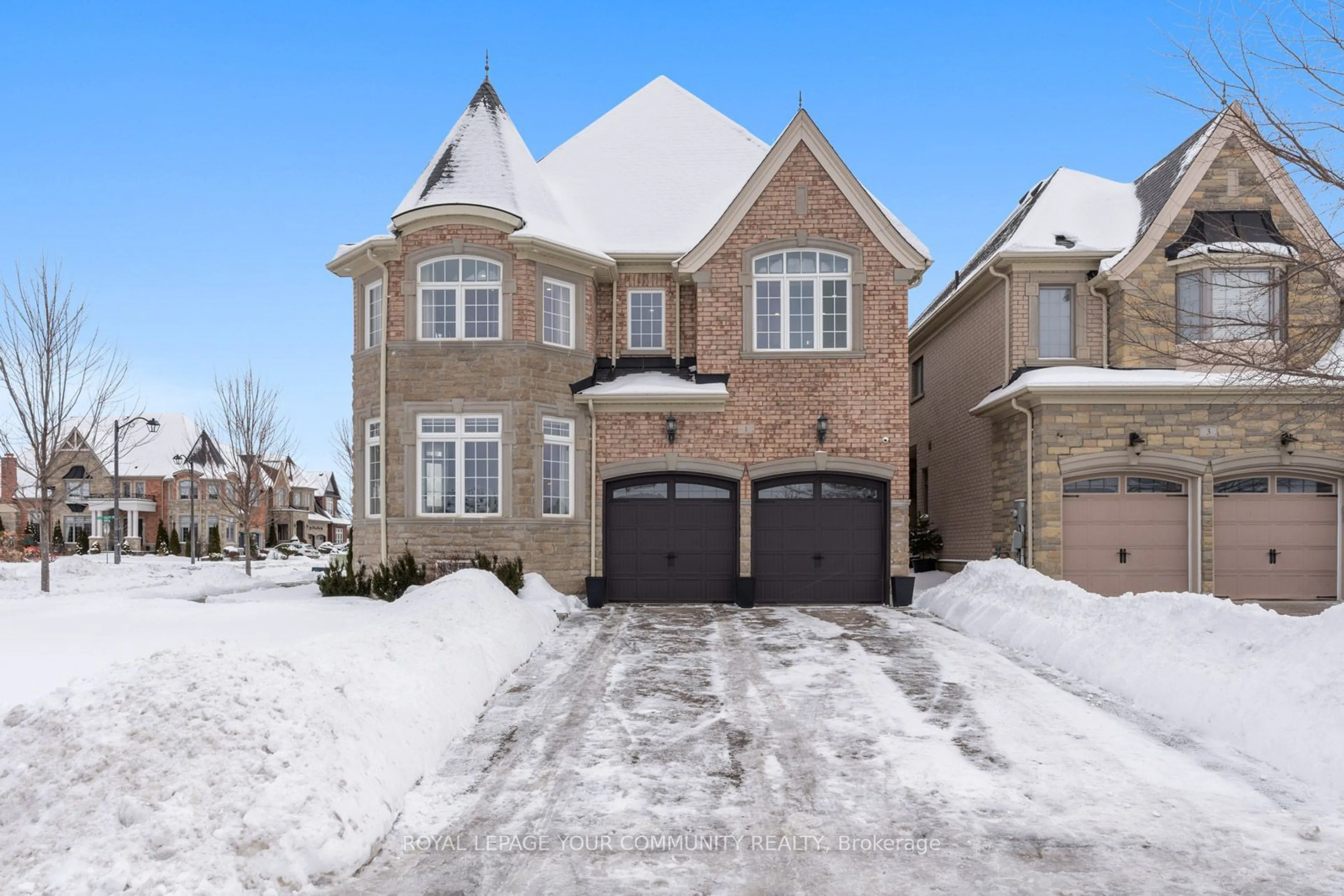 Home with brick exterior material, street for 1 Terry View Cres, King Ontario L7B 0B7