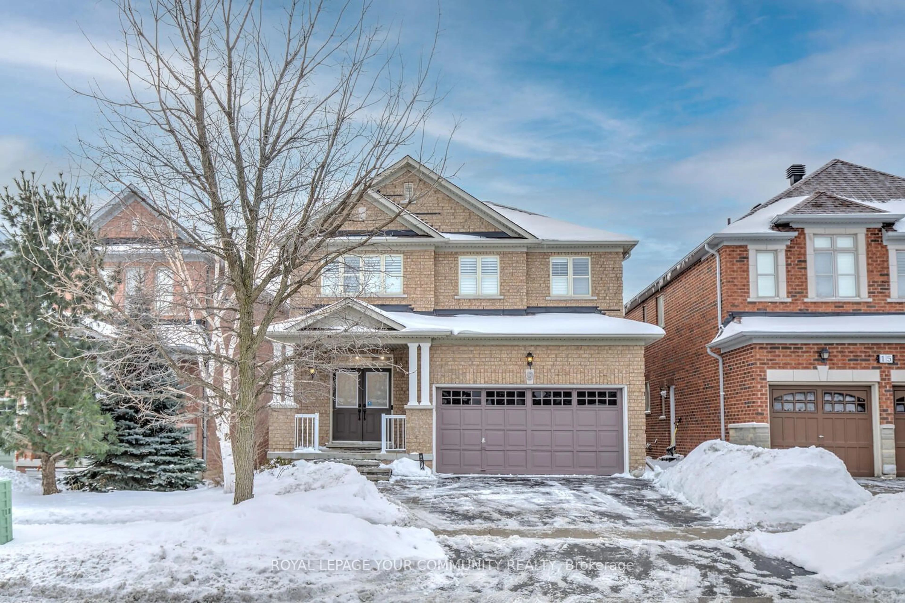 Home with brick exterior material, street for 9 Lealinds Rd, Vaughan Ontario L6A 0P5