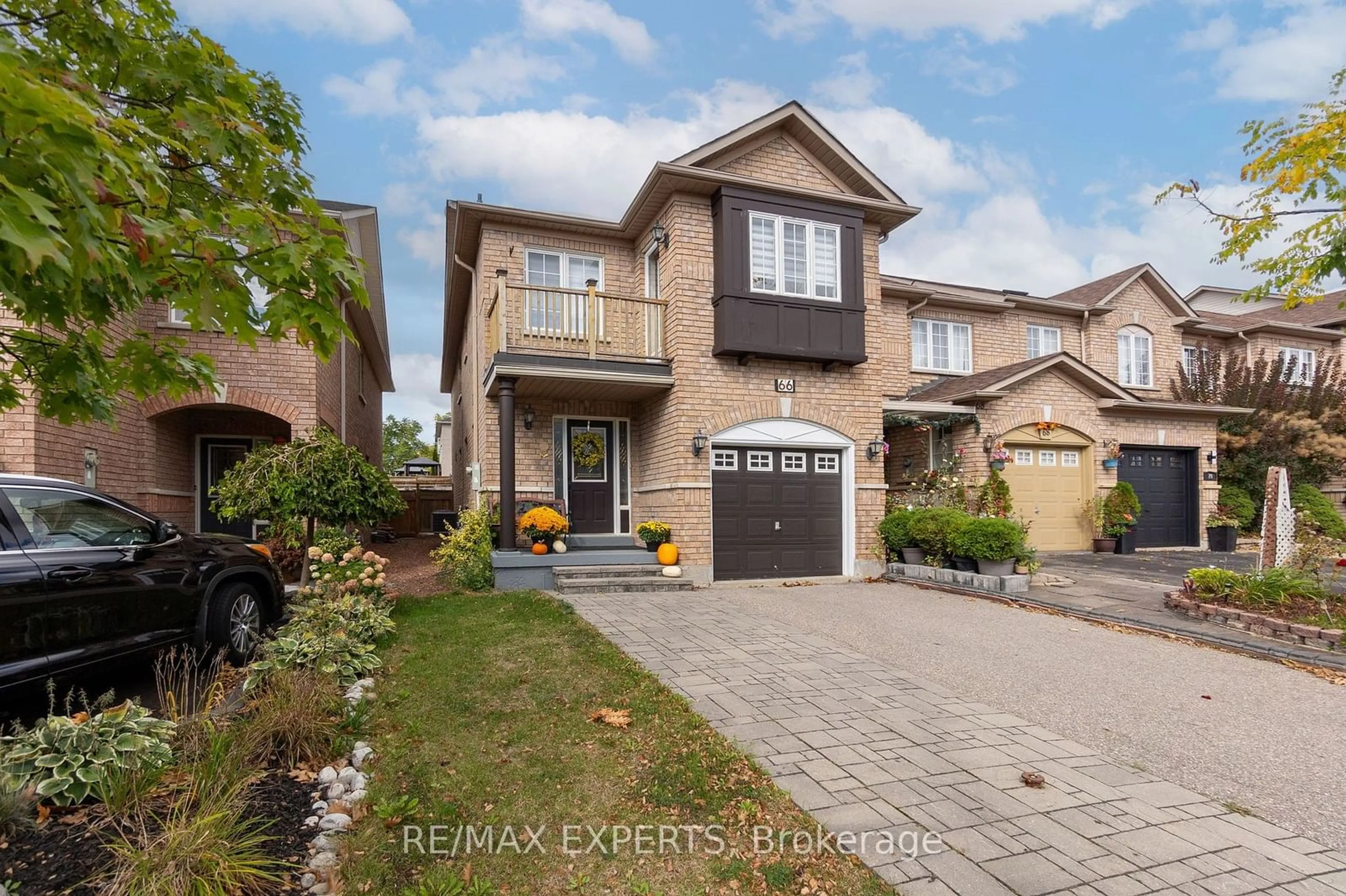 Home with brick exterior material, street for 66 Lodgeway Dr, Vaughan Ontario L6A 3S5