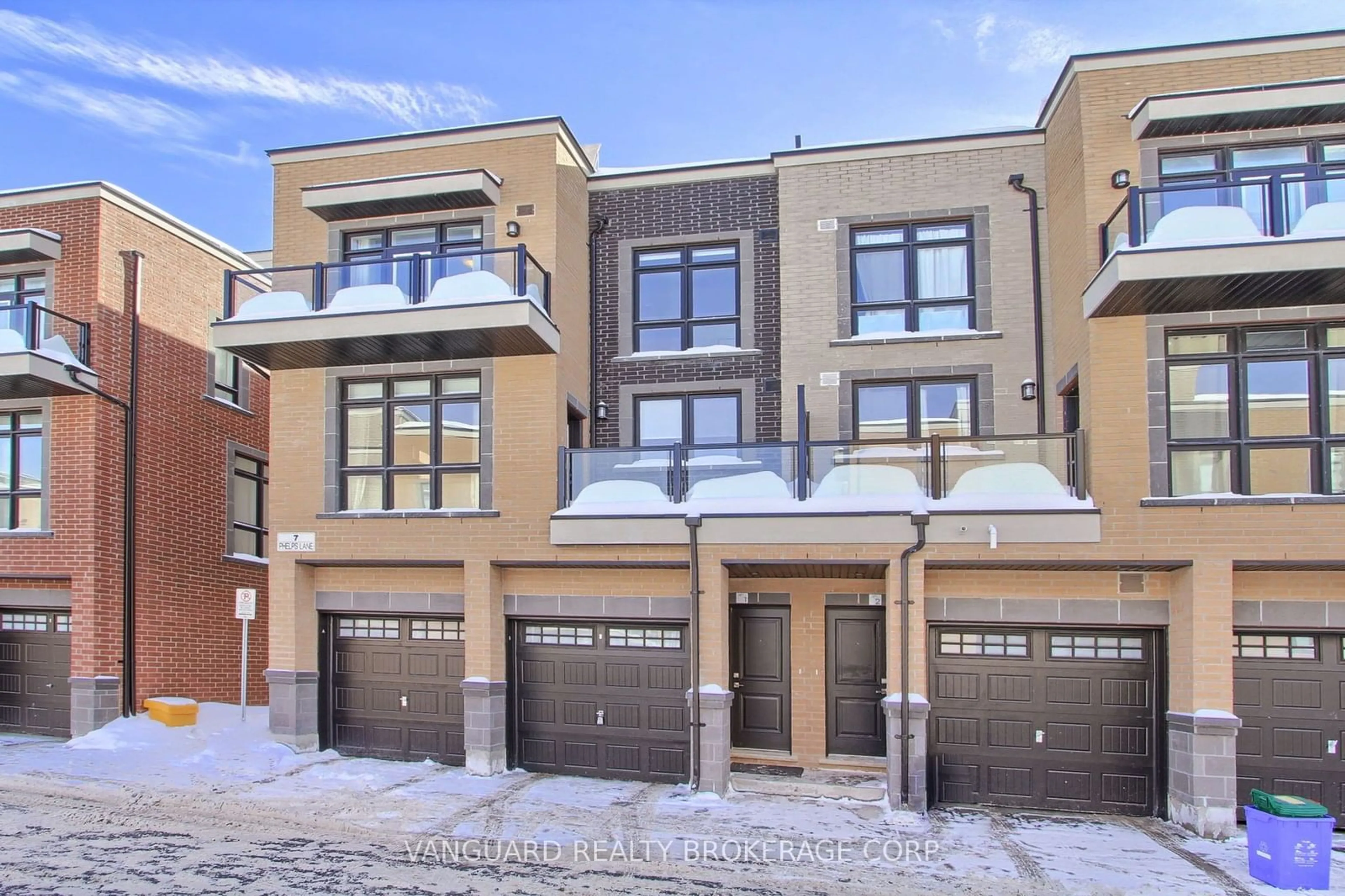 Home with brick exterior material, street for 7 Phelps Lane #Unit 1, Richmond Hill Ontario L4E 1J4