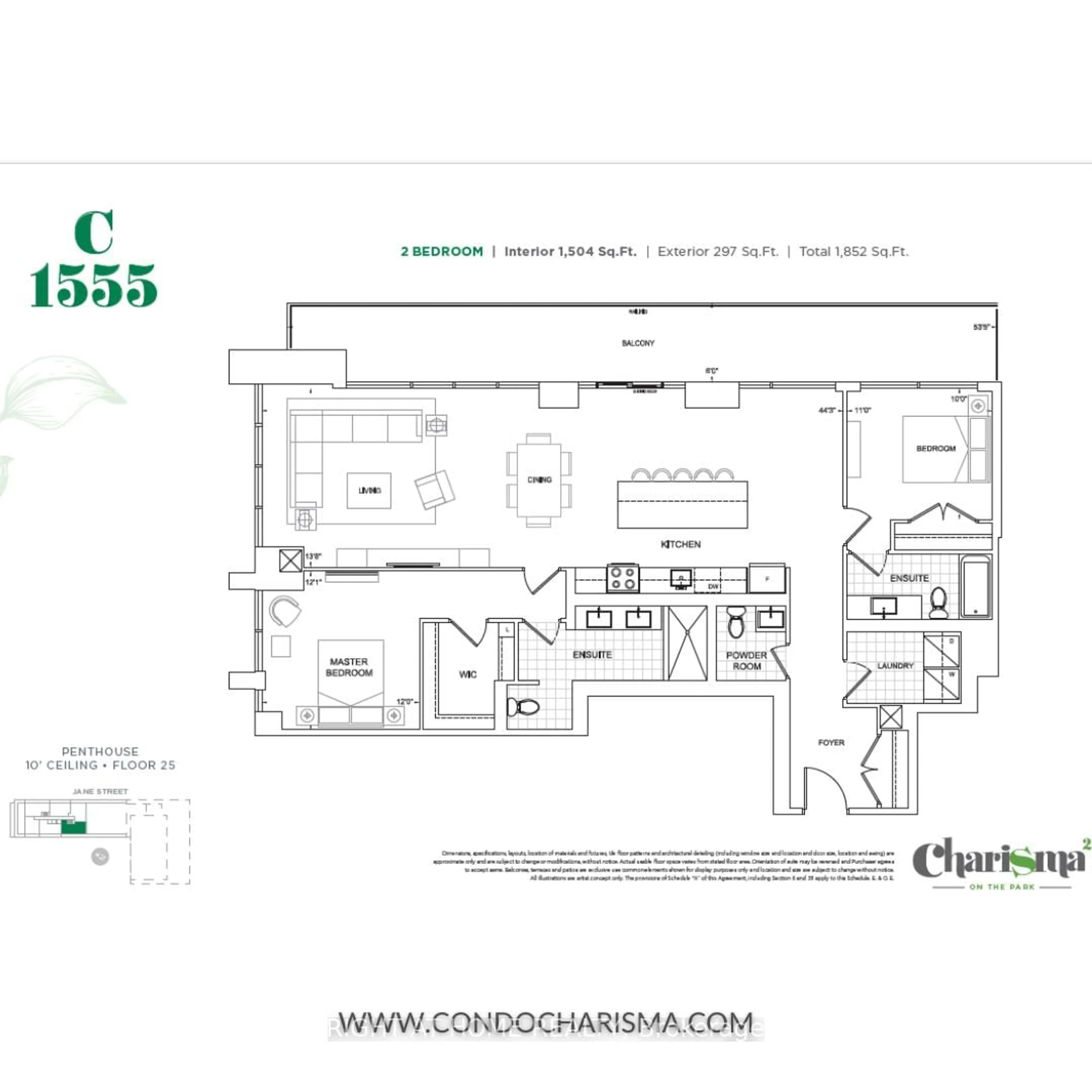 Floor plan for 8960 Jane St #LPH06, Vaughan Ontario L4K 2M9