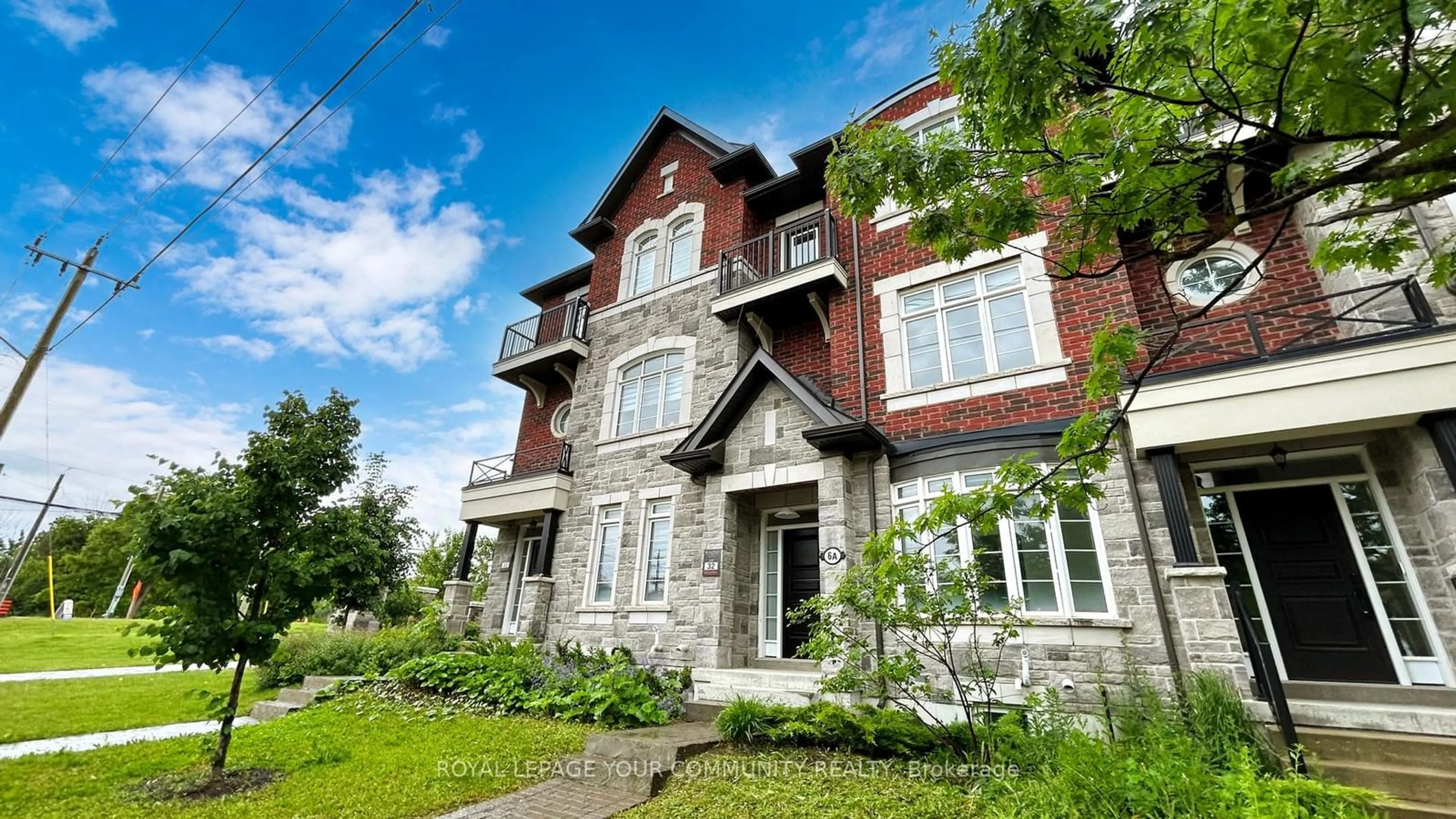 Home with brick exterior material, building for 6A Parker Ave #6A (LOT32), Richmond Hill Ontario L4E 2W4