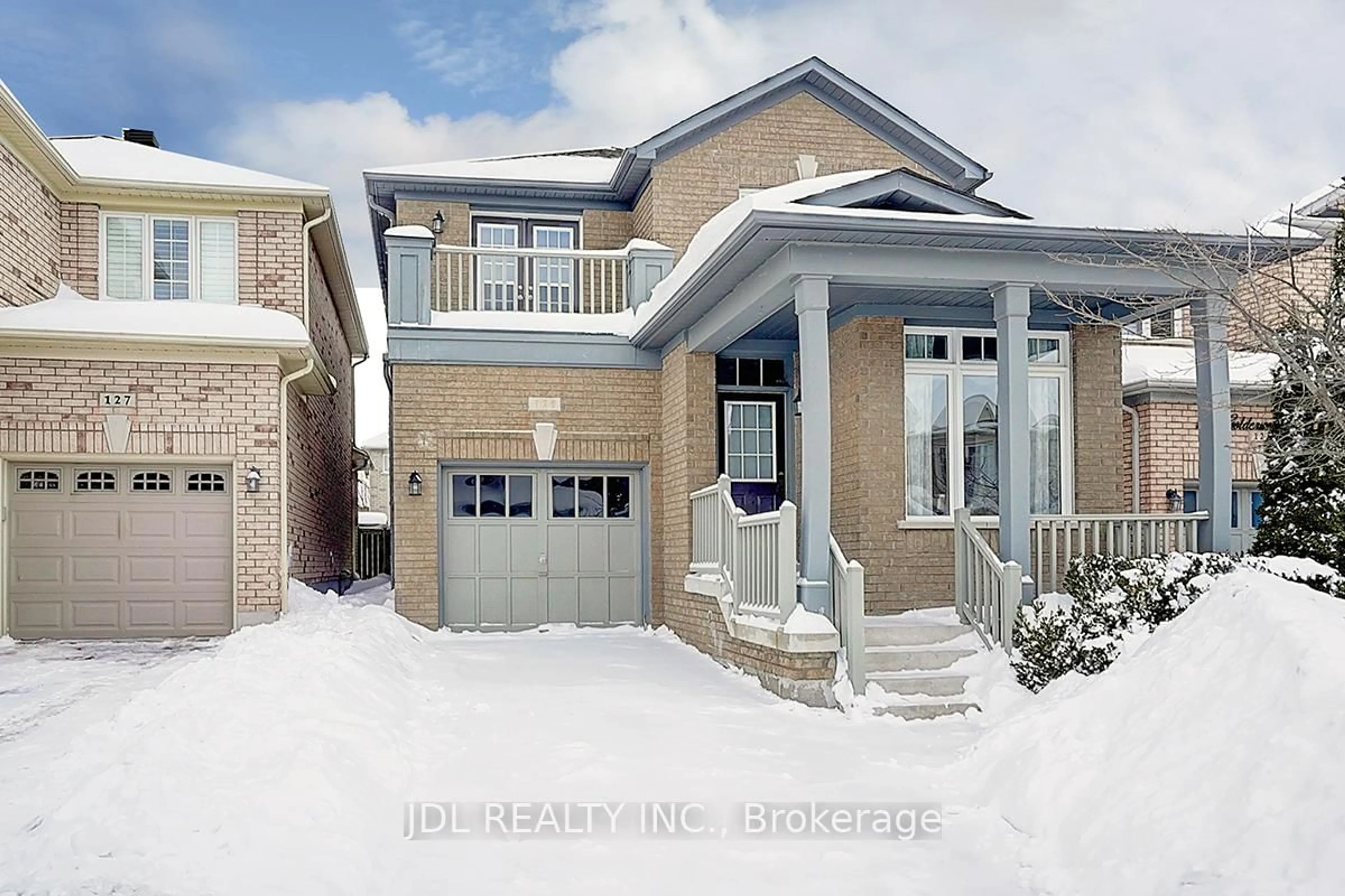 Home with brick exterior material, street for 125 Goldenwood Cres, Markham Ontario L6E 1L9