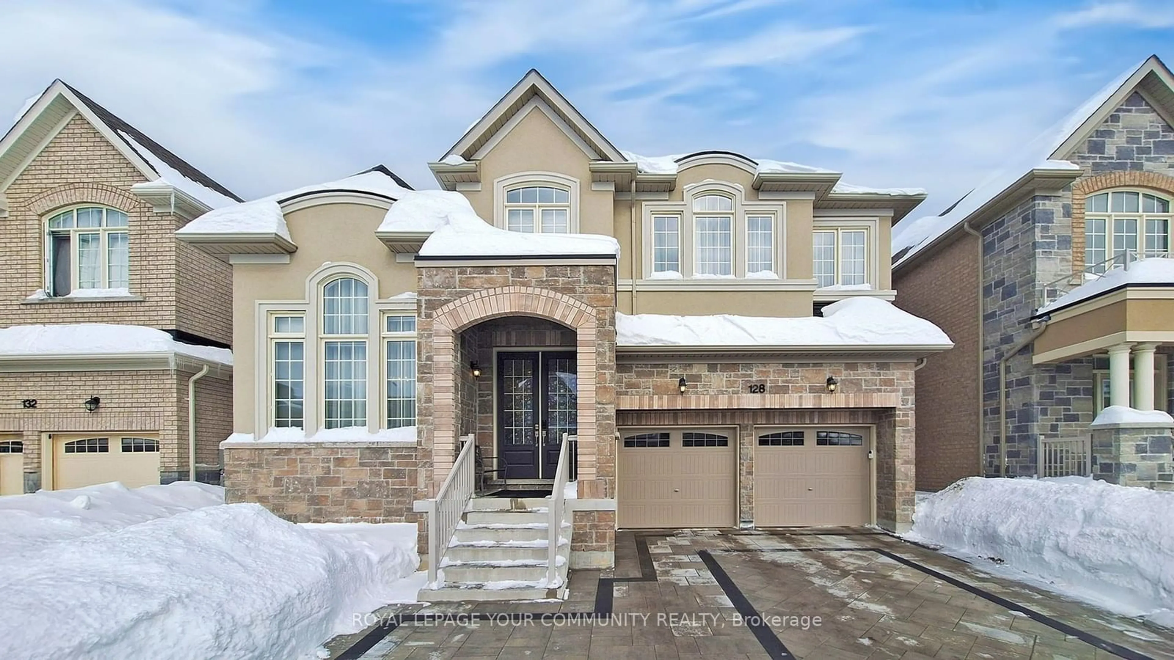 Home with brick exterior material, street for 128 Ben Sinclair Ave, East Gwillimbury Ontario L9N 0Z2