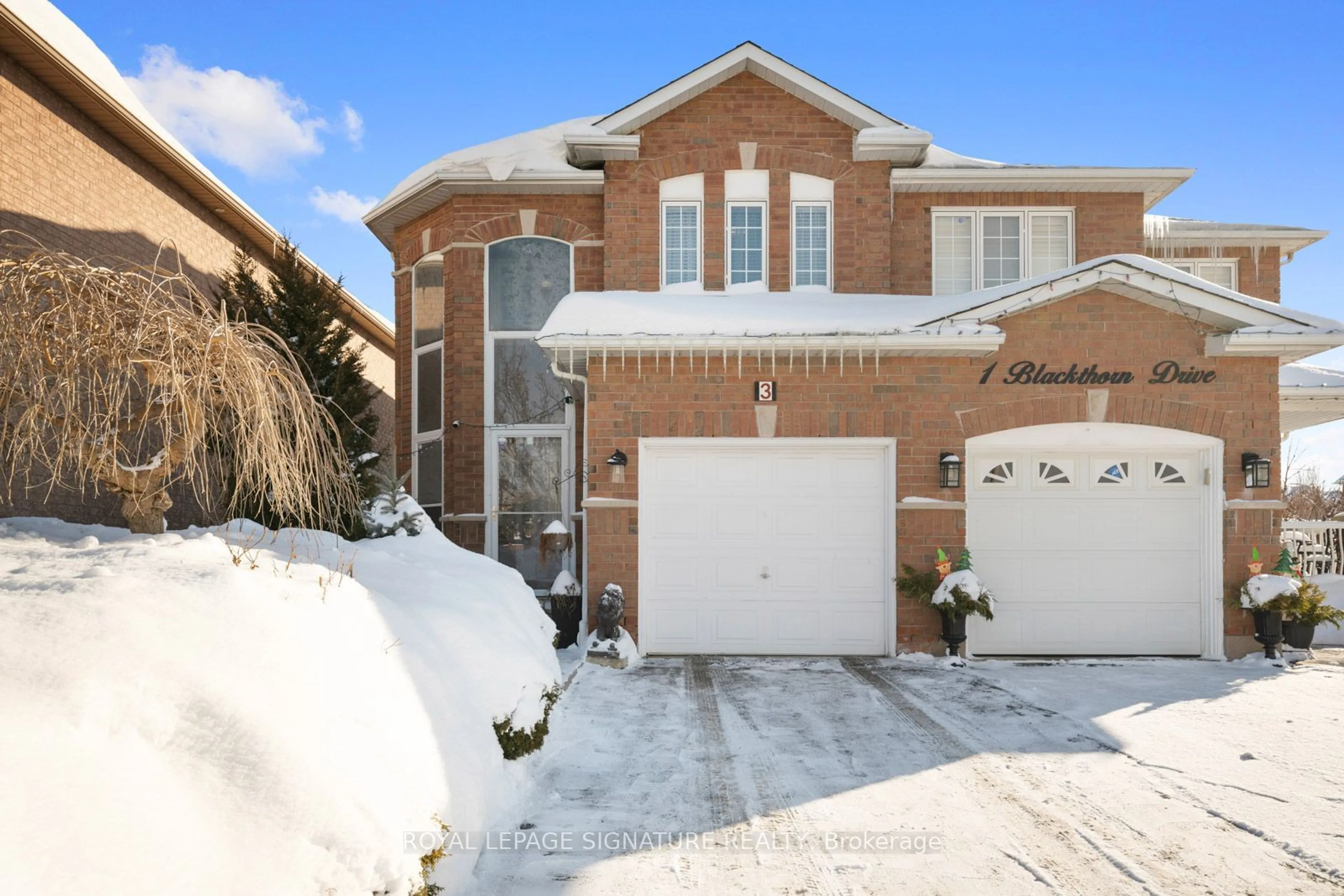 Home with brick exterior material, street for 3 Blackthorn Dr, Vaughan Ontario L6A 3C3