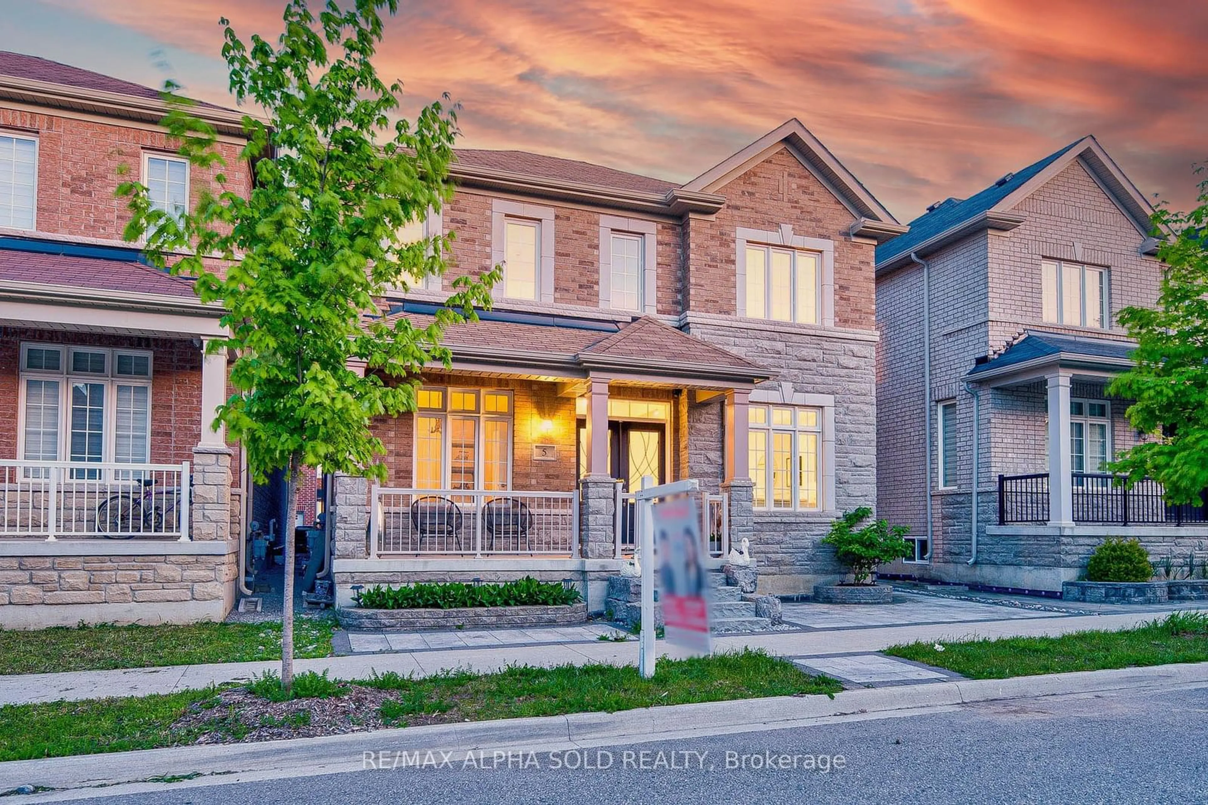 Home with brick exterior material, street for 5 Bloom St, Markham Ontario L6B 0Z7