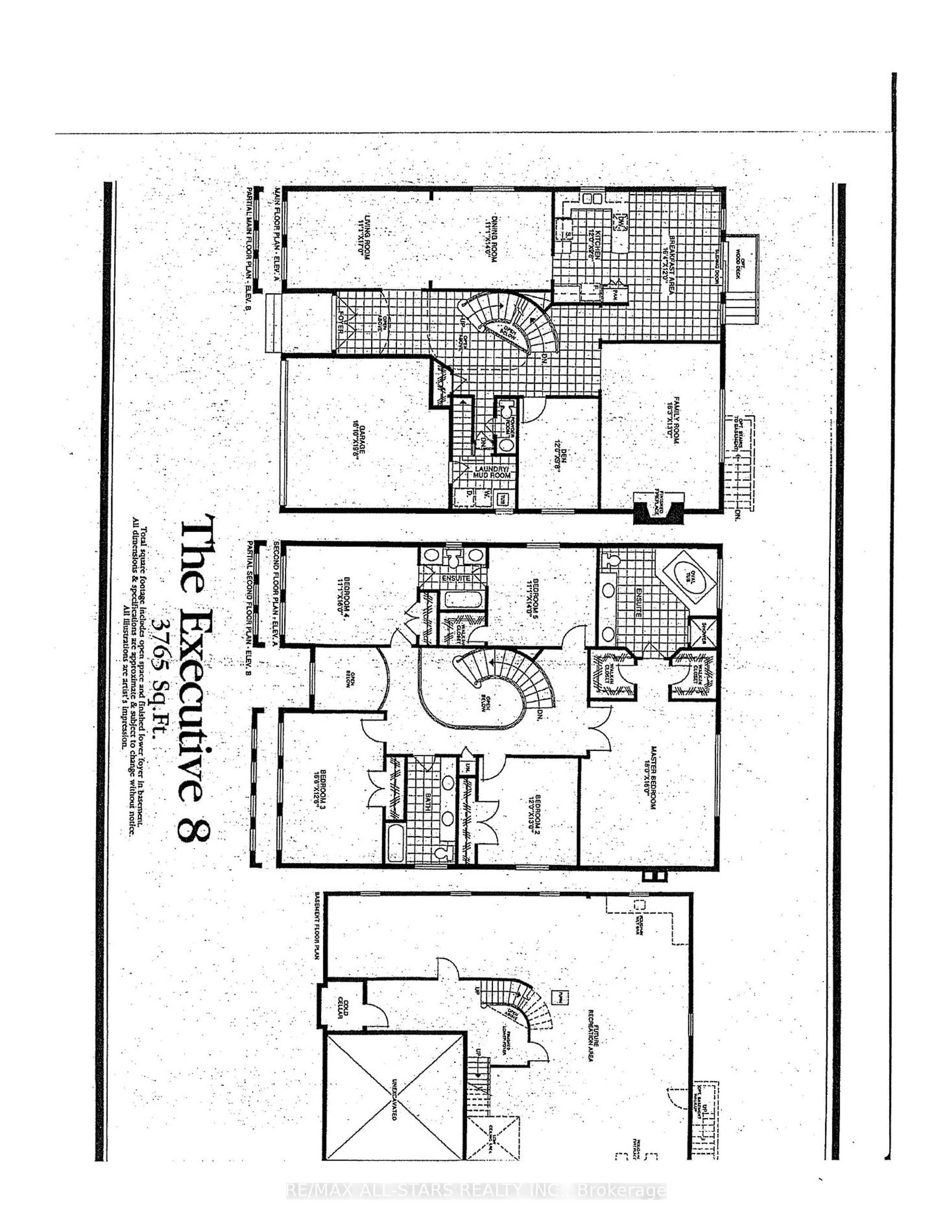 Floor plan for 19 Leicester Rd, Richmond Hill Ontario L4B 3V4