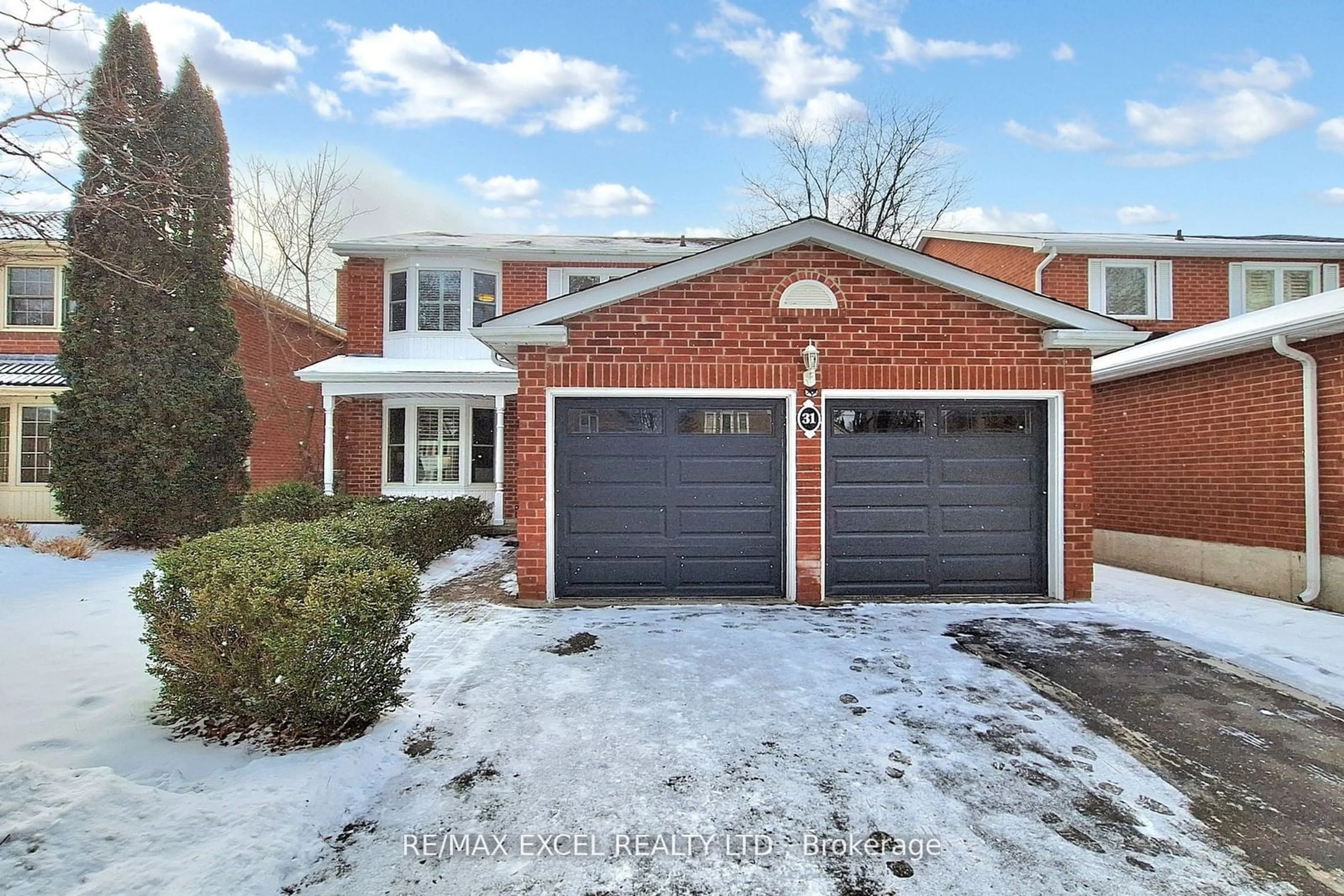 Home with brick exterior material, street for 31 Barlow Rd, Markham Ontario L3R 8A4