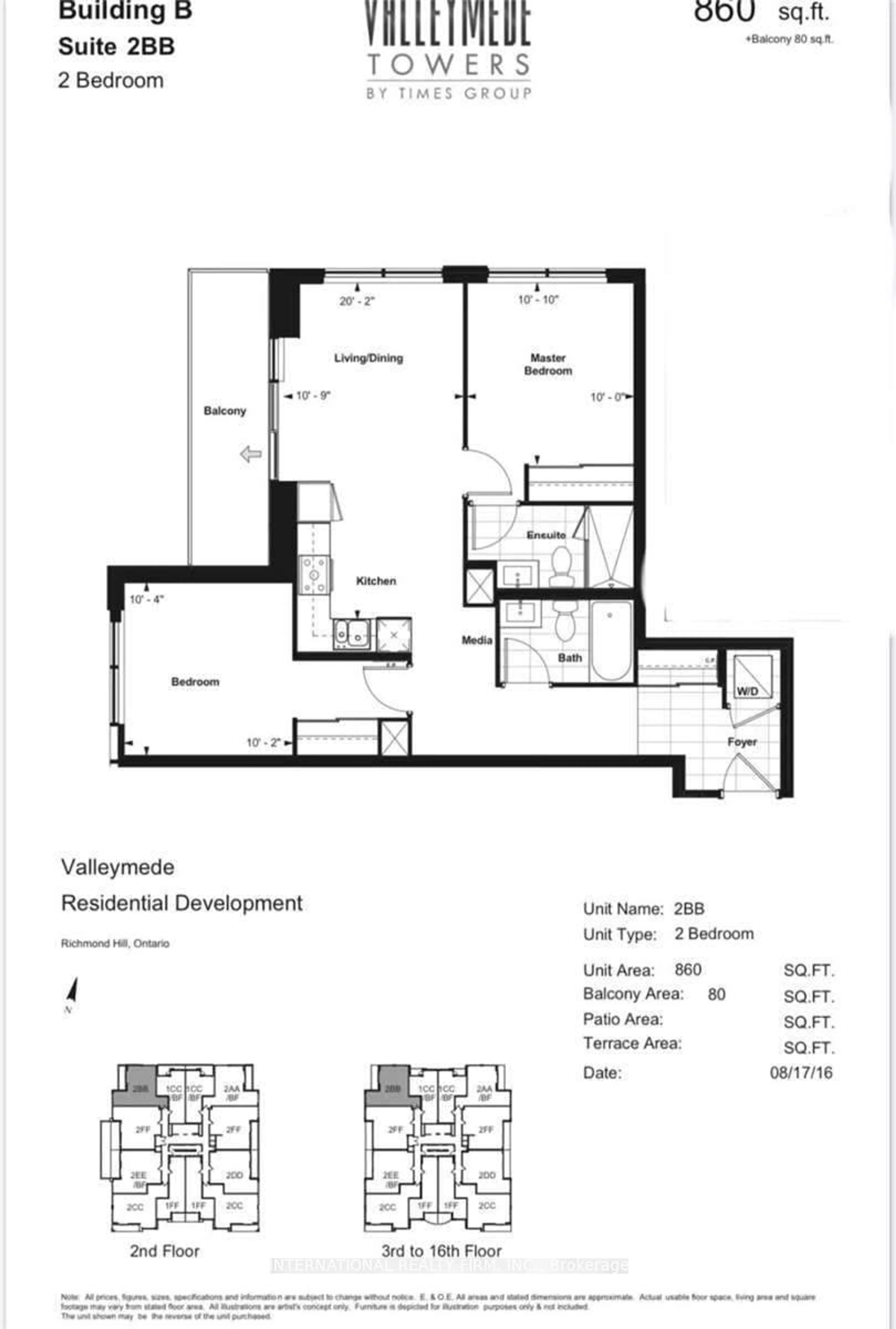 Floor plan for 398 Highway 7 Rd #Suite 912, Richmond Hill Ontario L4B 0G6