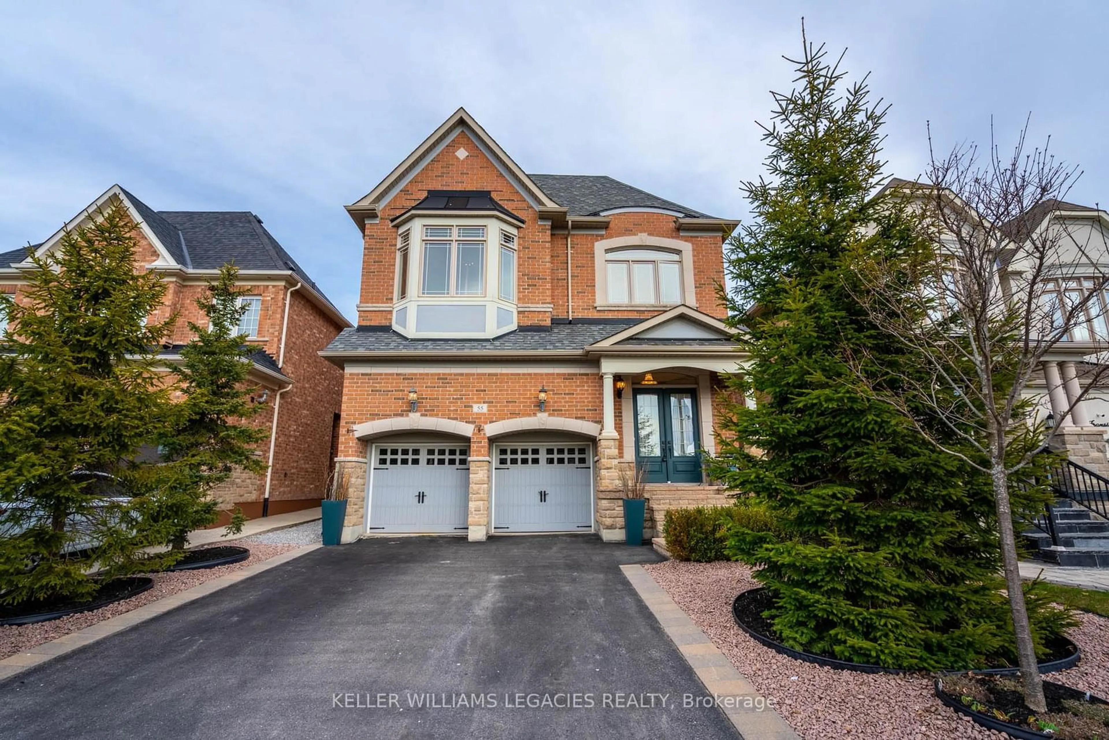 Home with brick exterior material, street for 55 Ironside Dr, Vaughan Ontario L4L 1A6