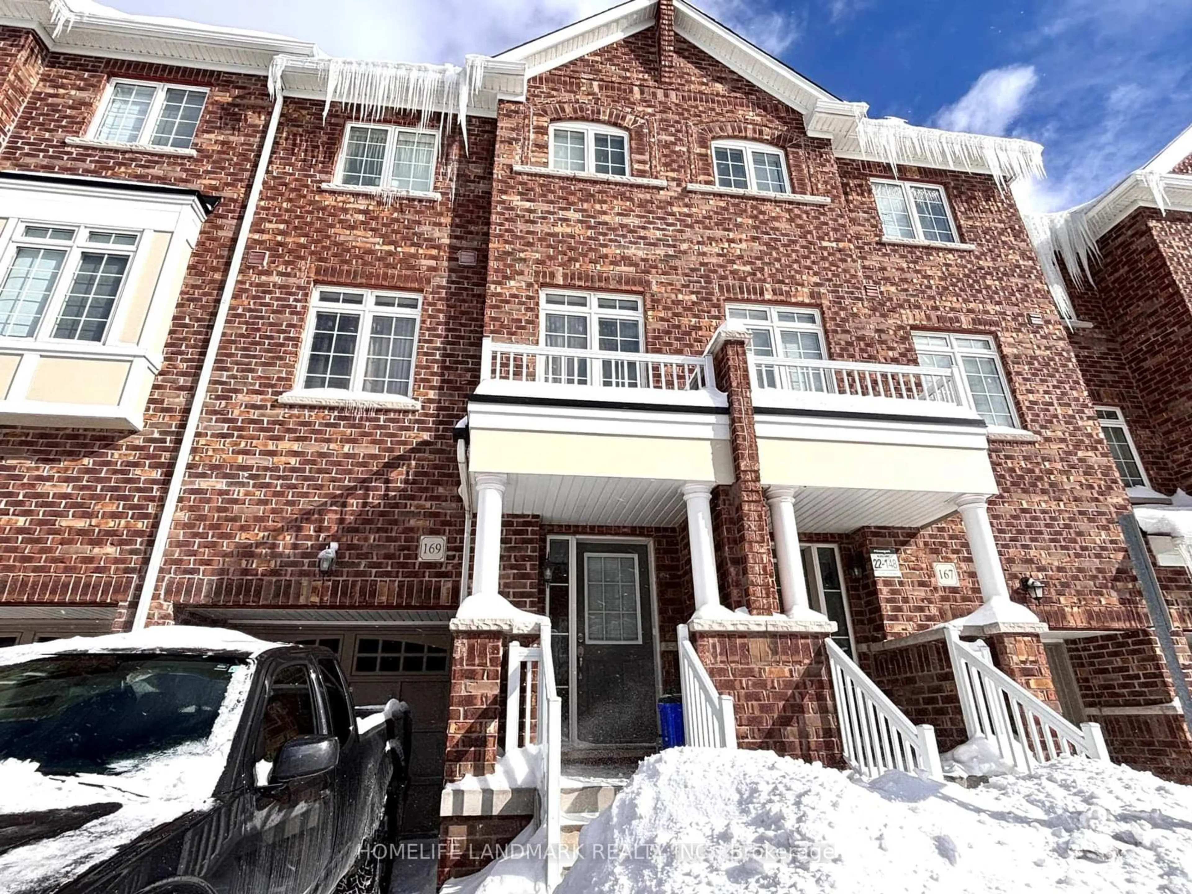 Home with brick exterior material, street for 169 Roy Grove Way #149, Markham Ontario L6E 0T7