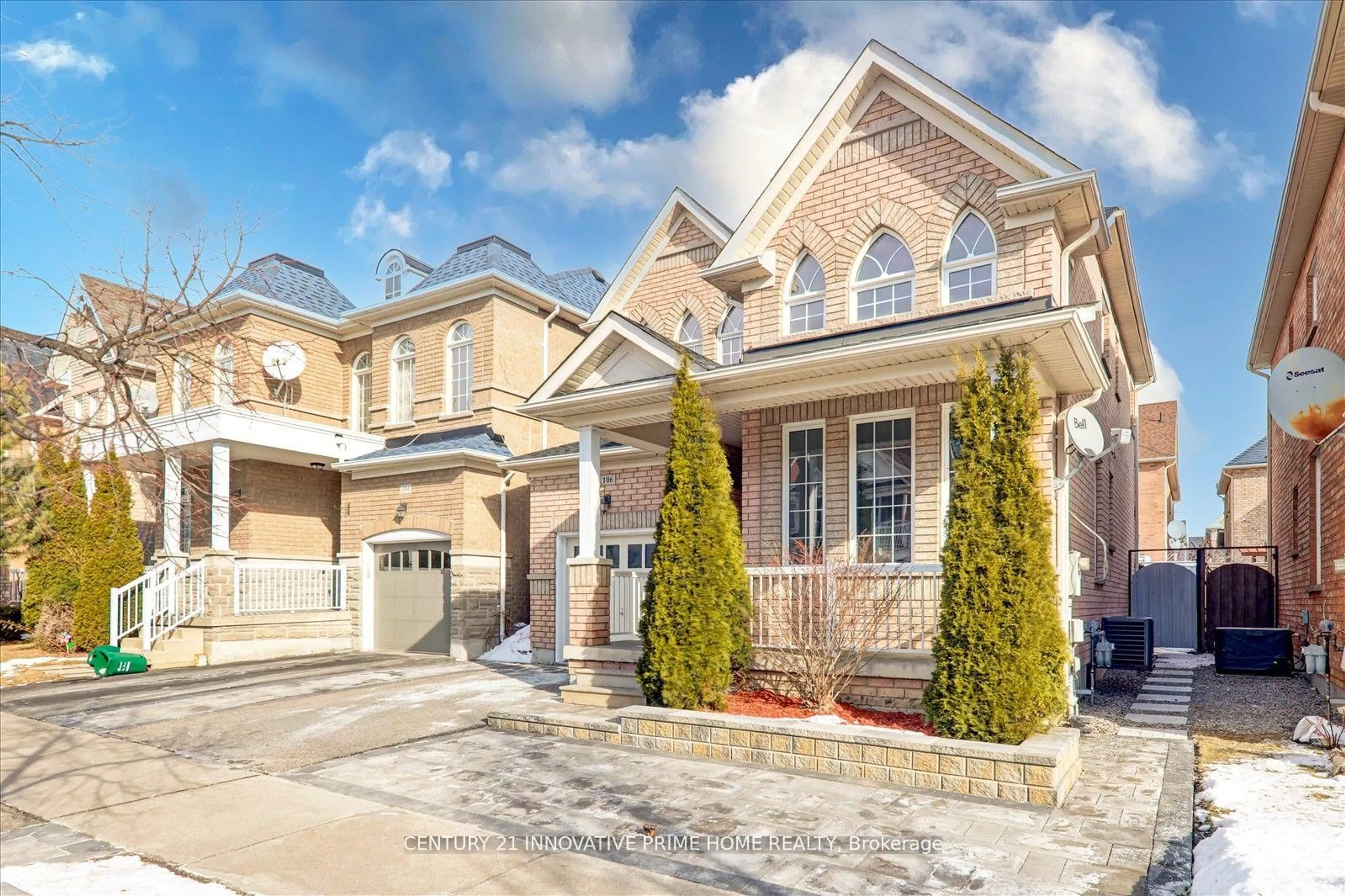 Home with brick exterior material, street for 106 Geddington Cres, Markham Ontario L6B 0M6