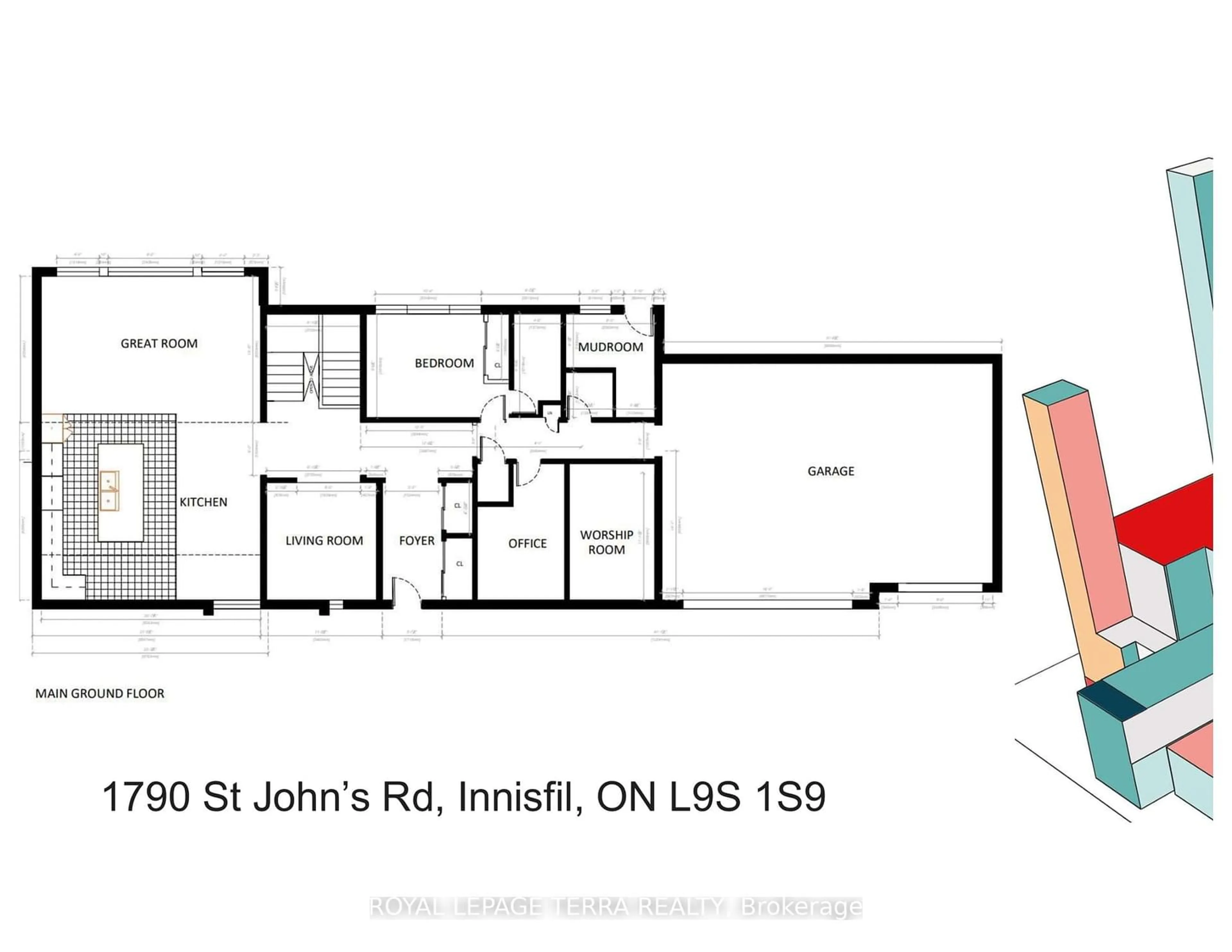 Floor plan for 1790 St John's Rd, Innisfil Ontario L0M 1S0