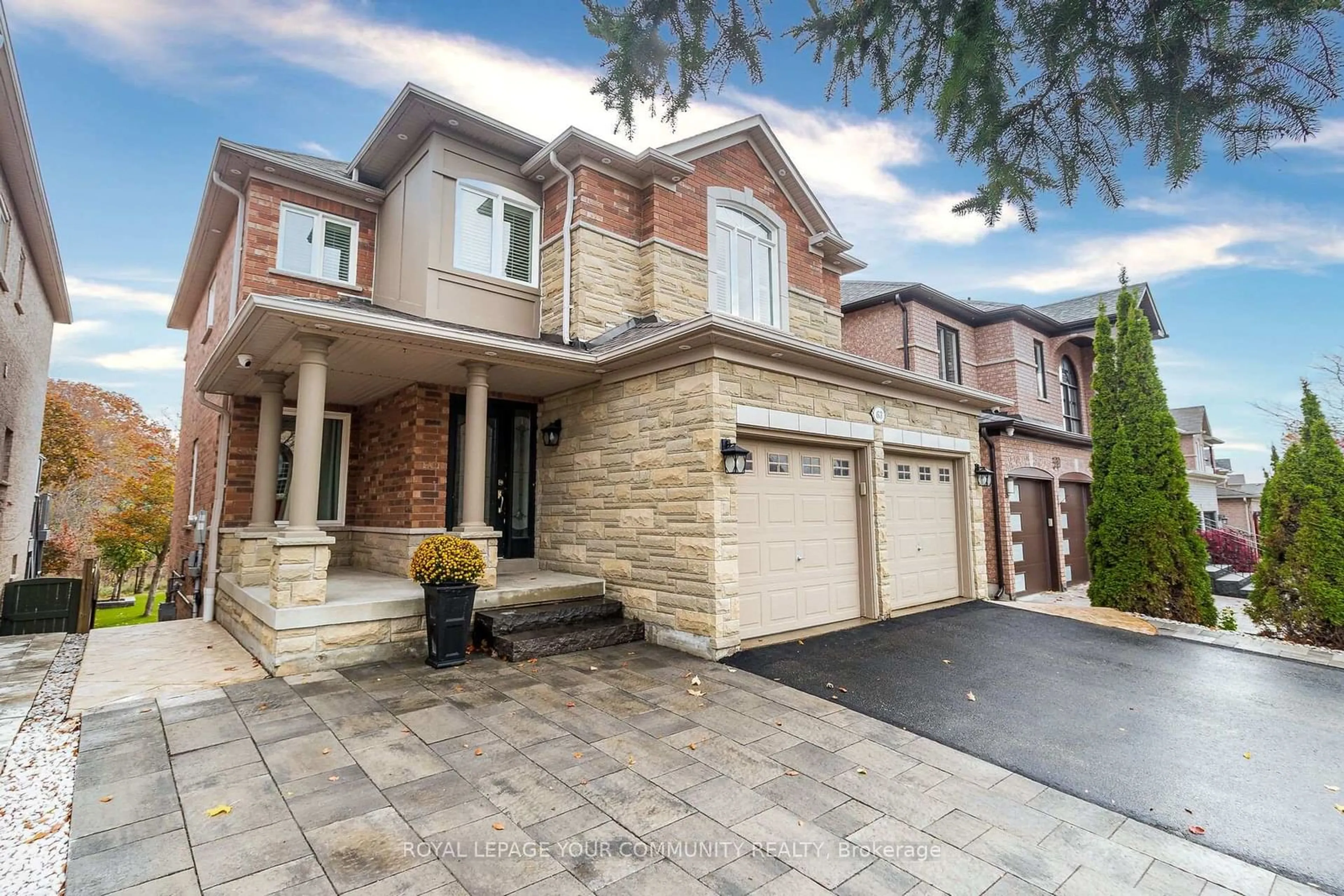 Home with brick exterior material, street for 63 Regency View Hts, Vaughan Ontario L6A 3T8