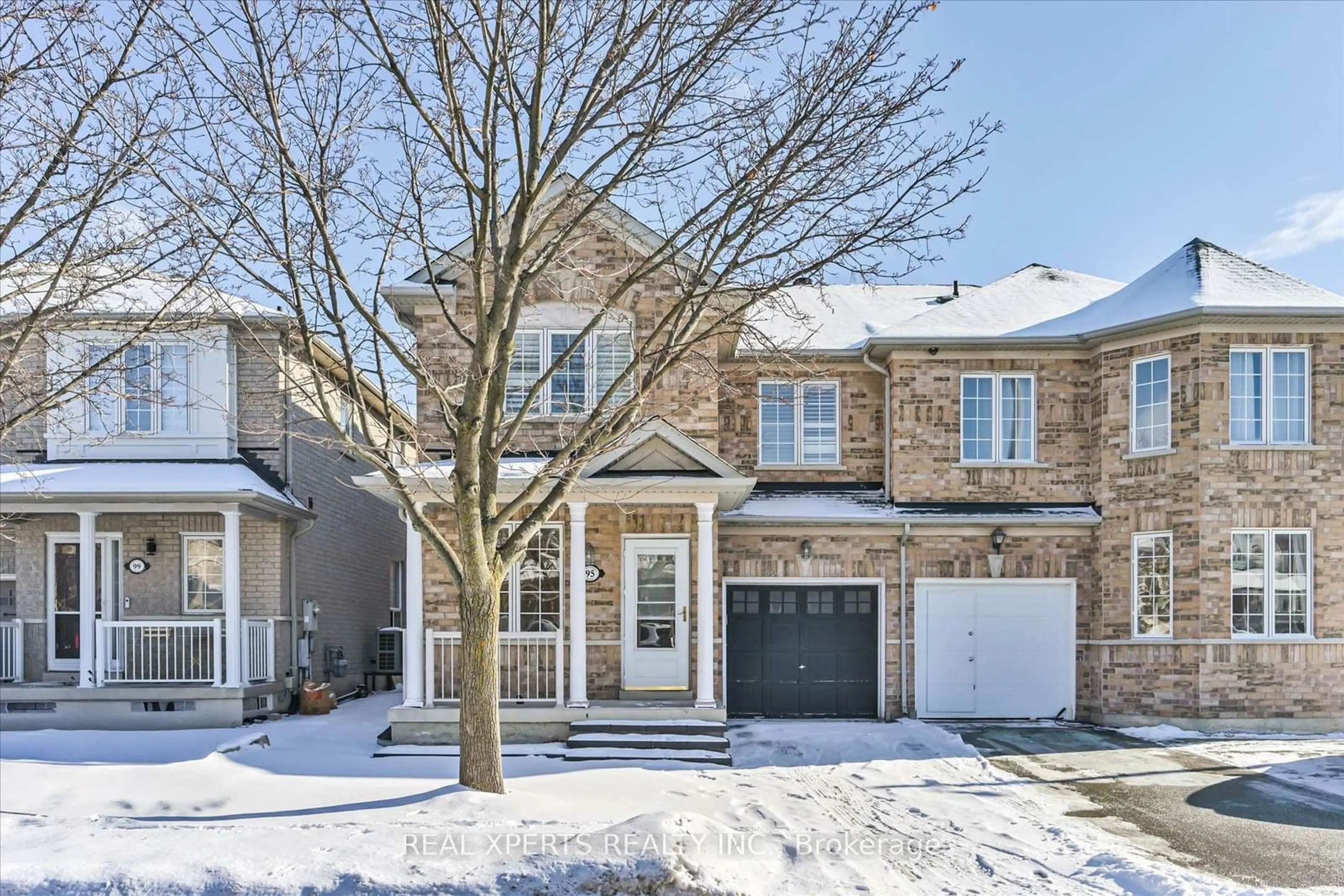 Home with brick exterior material, street for 95 Bologna Rd, Vaughan Ontario L4H 2M8