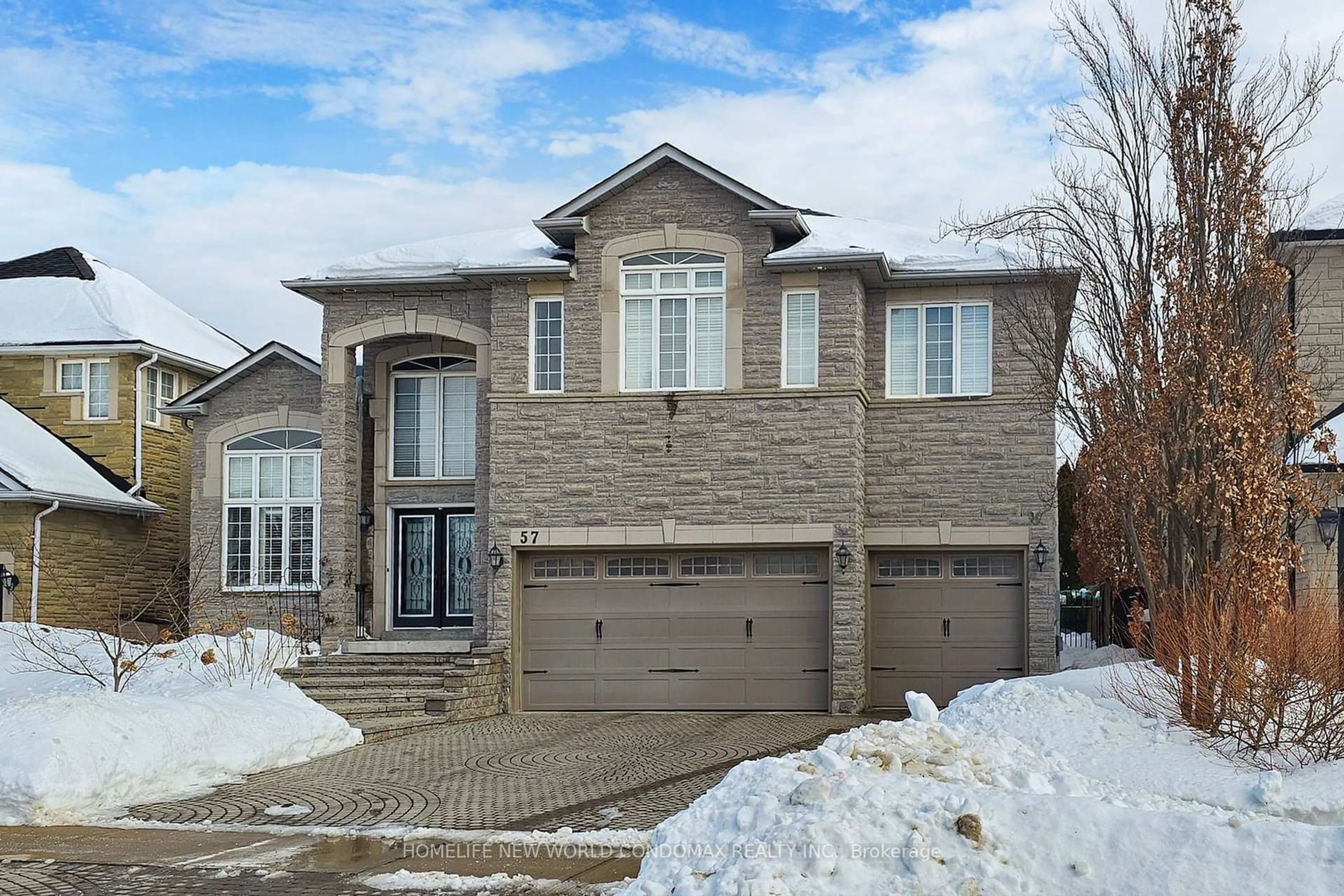 Home with brick exterior material, street for 57 Babak Blvd, Vaughan Ontario L4L 9A5