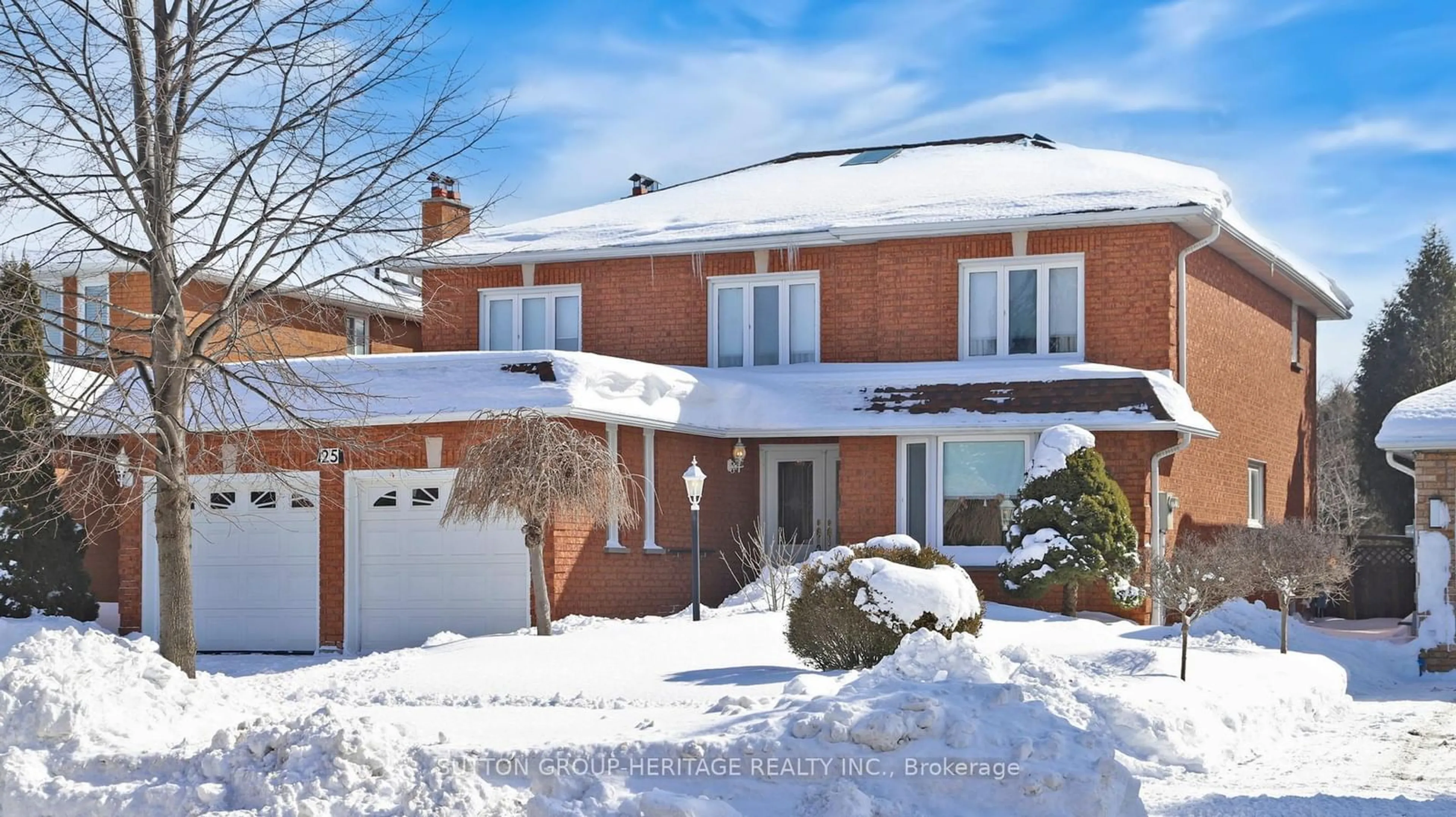 Home with brick exterior material, street for 25 Jimston Dr, Markham Ontario L3R 6S1