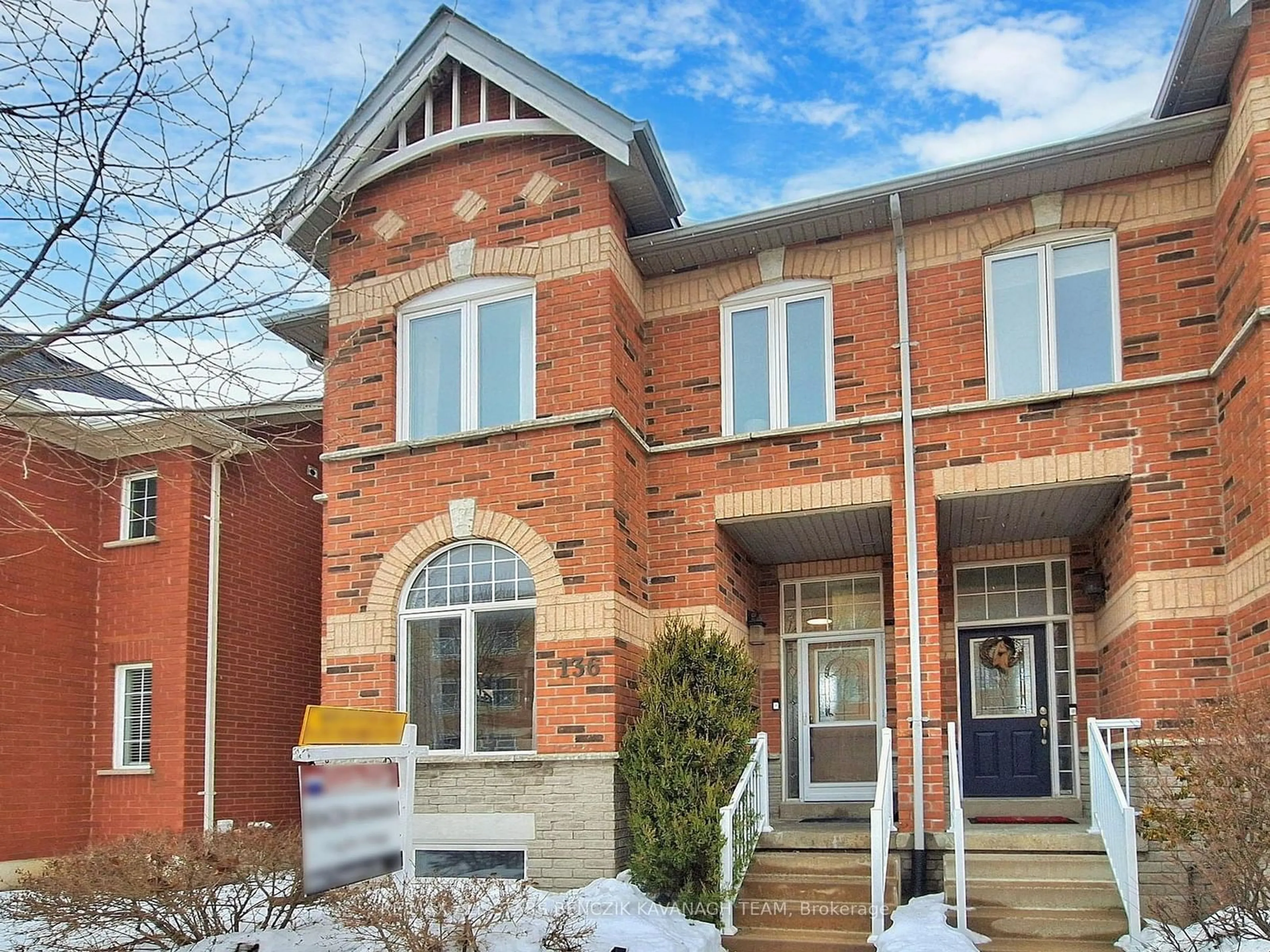 Home with brick exterior material, street for 136 Riverlands Ave, Markham Ontario L6B 1B6