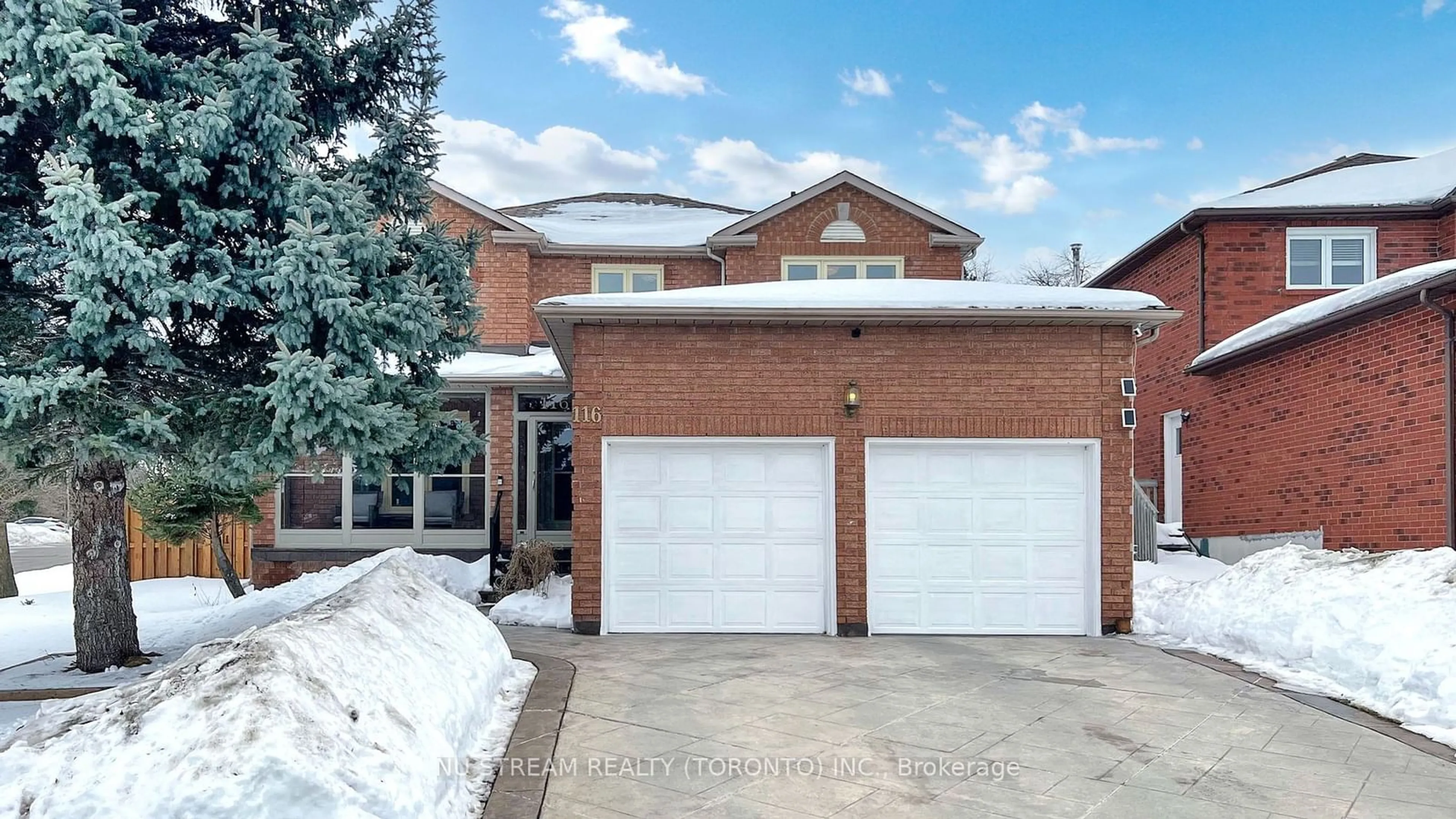 Home with brick exterior material, street for 116 Valleymede Dr, Richmond Hill Ontario L4B 1T4