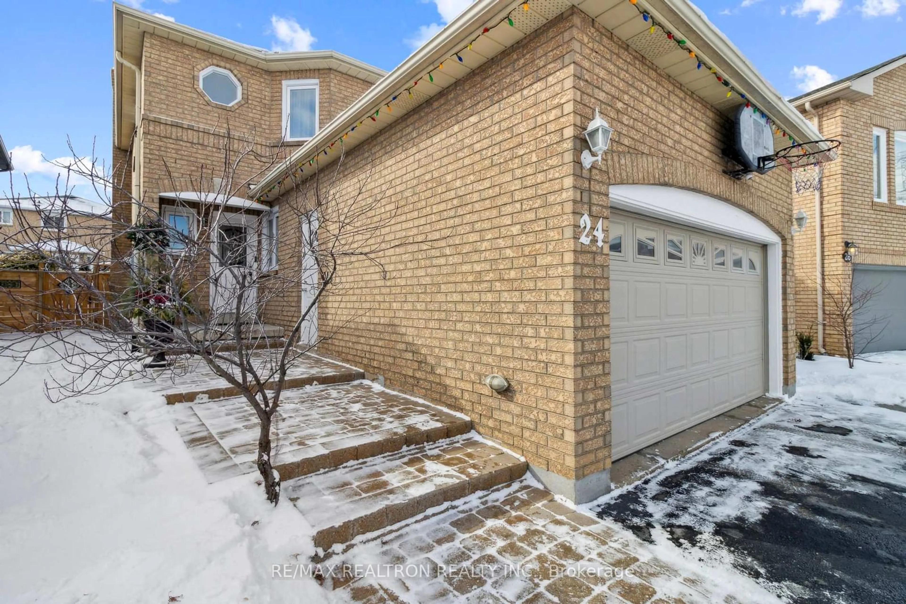 Home with brick exterior material, street for 24 Venice Cres, Vaughan Ontario L4J 7S9