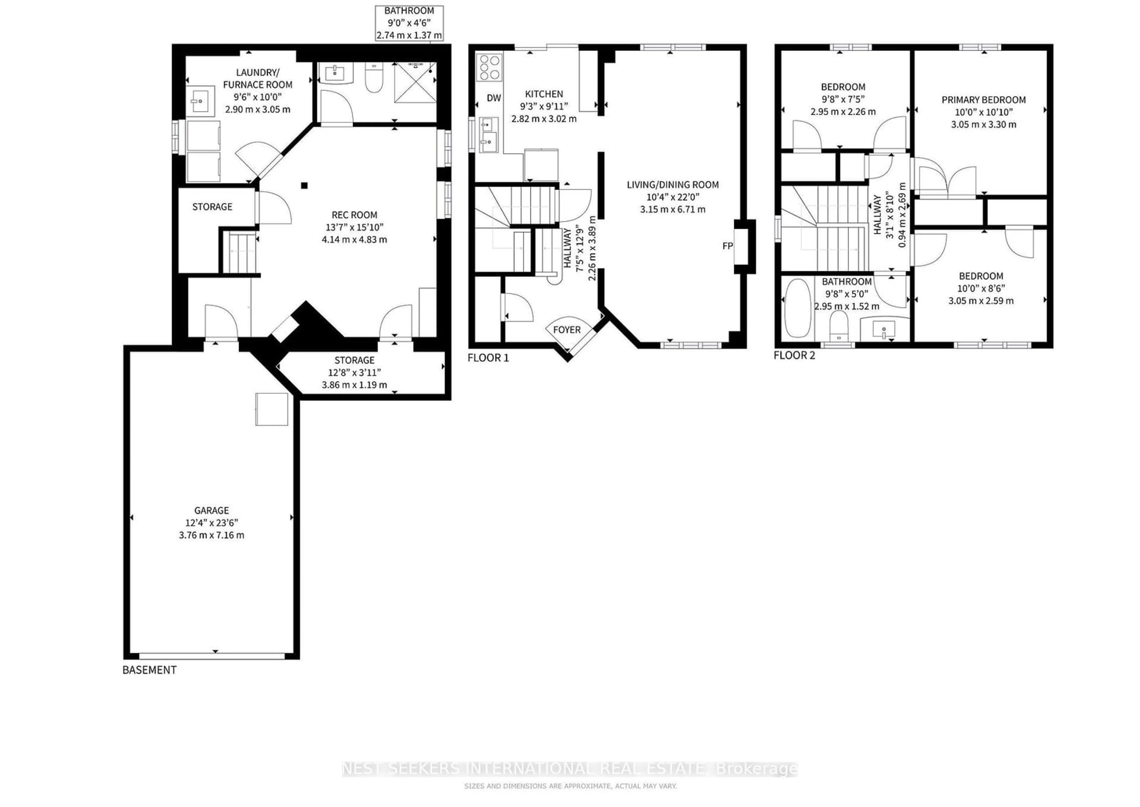 Floor plan for 1847 Swan St, Innisfil Ontario L9S 0B2