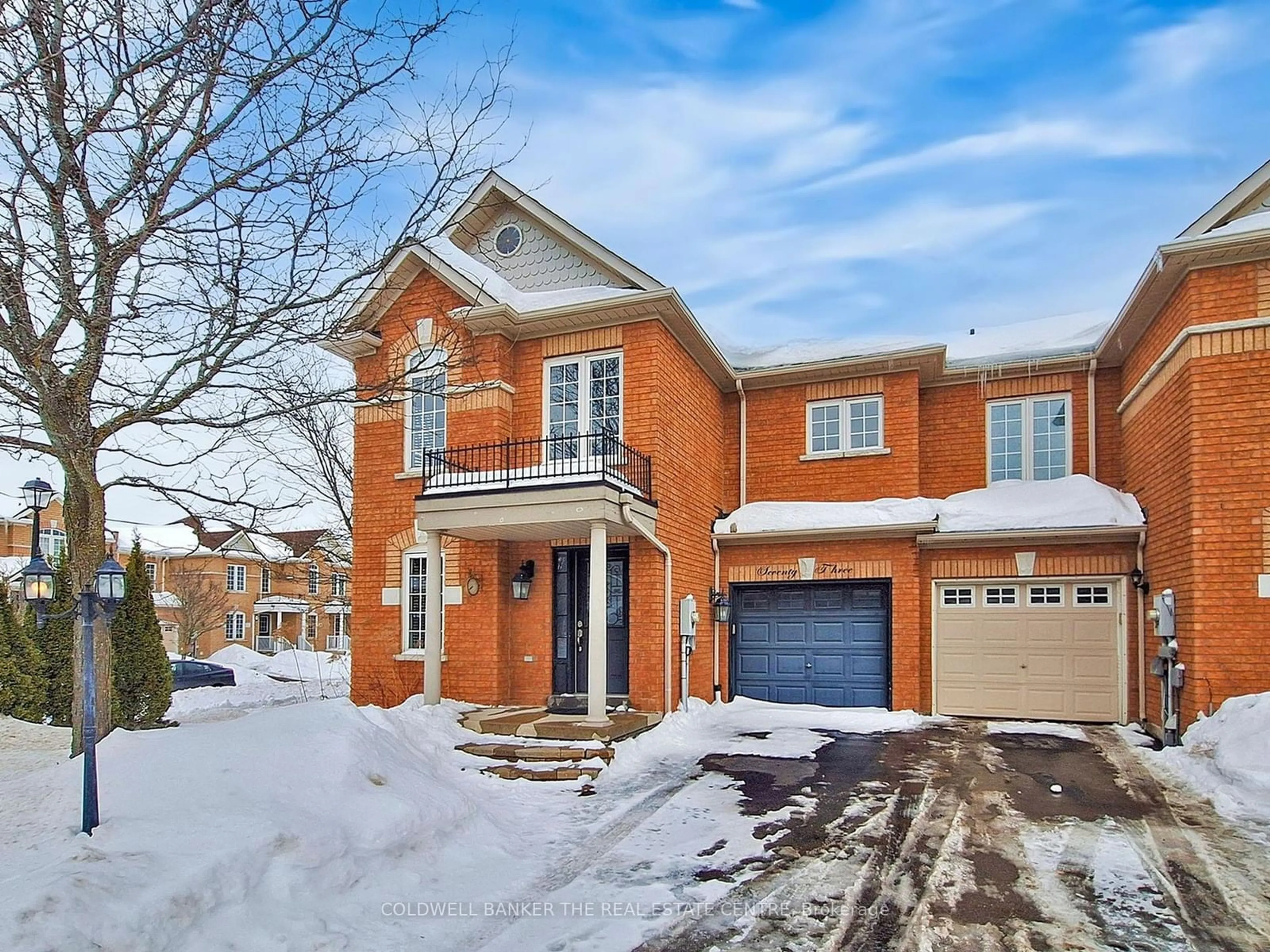 Home with brick exterior material, street for 73 Osborne Family Way, Newmarket Ontario L3X 3B5