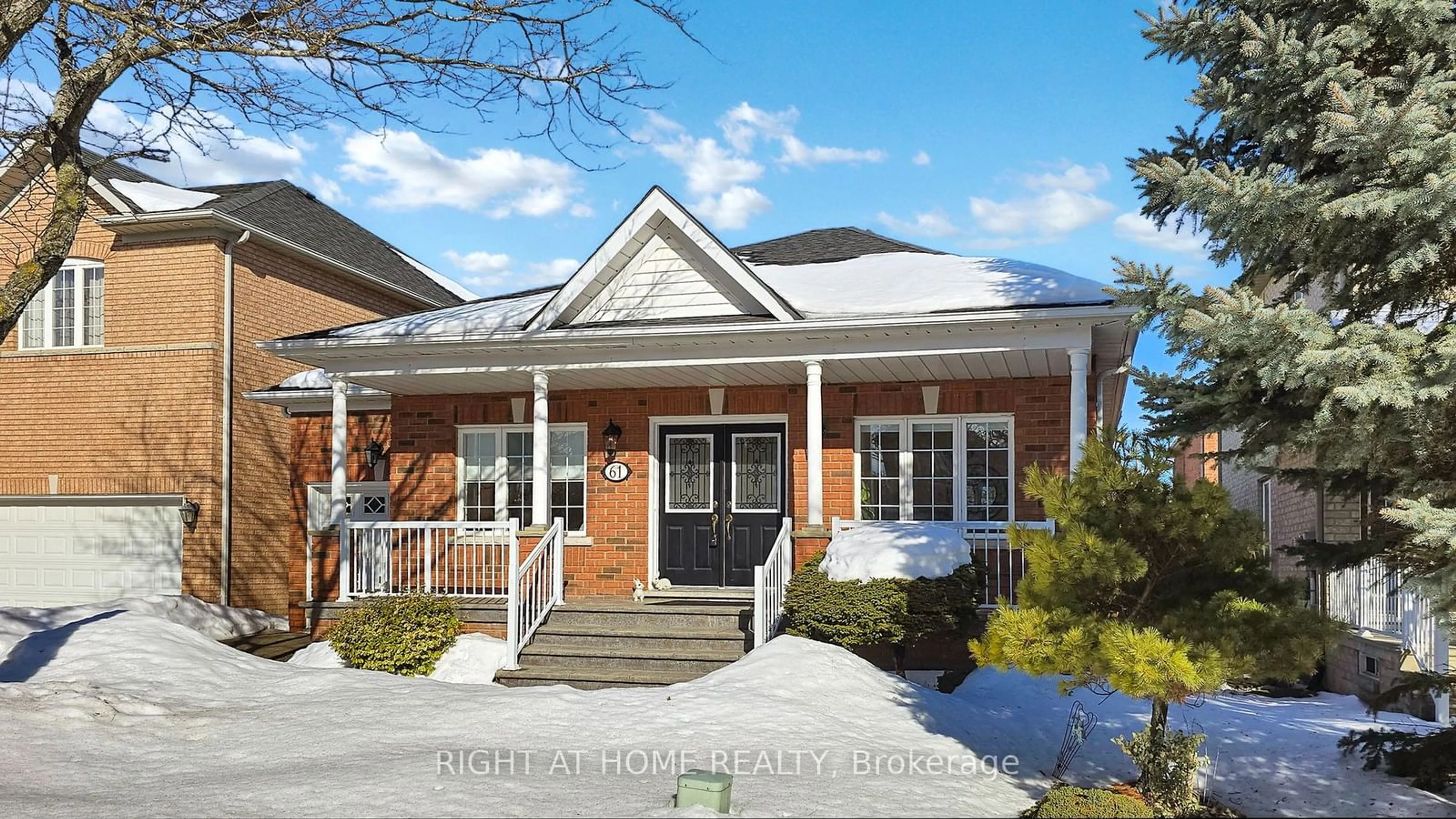 Home with brick exterior material, street for 61 Palisade Cres, Richmond Hill Ontario L4S 2H9