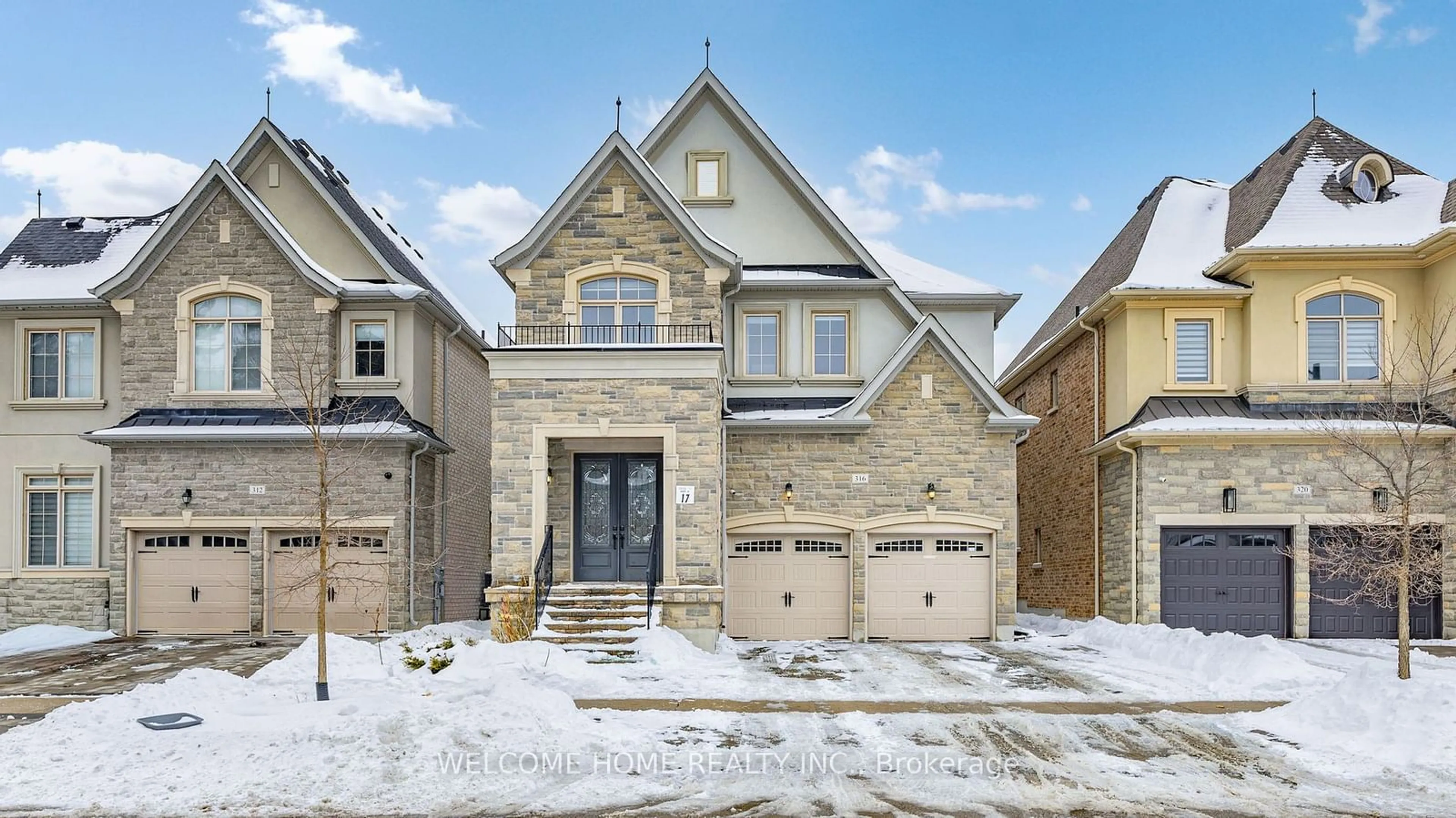 Home with brick exterior material, street for 316 Poetry Dr, Vaughan Ontario L4H 3W9