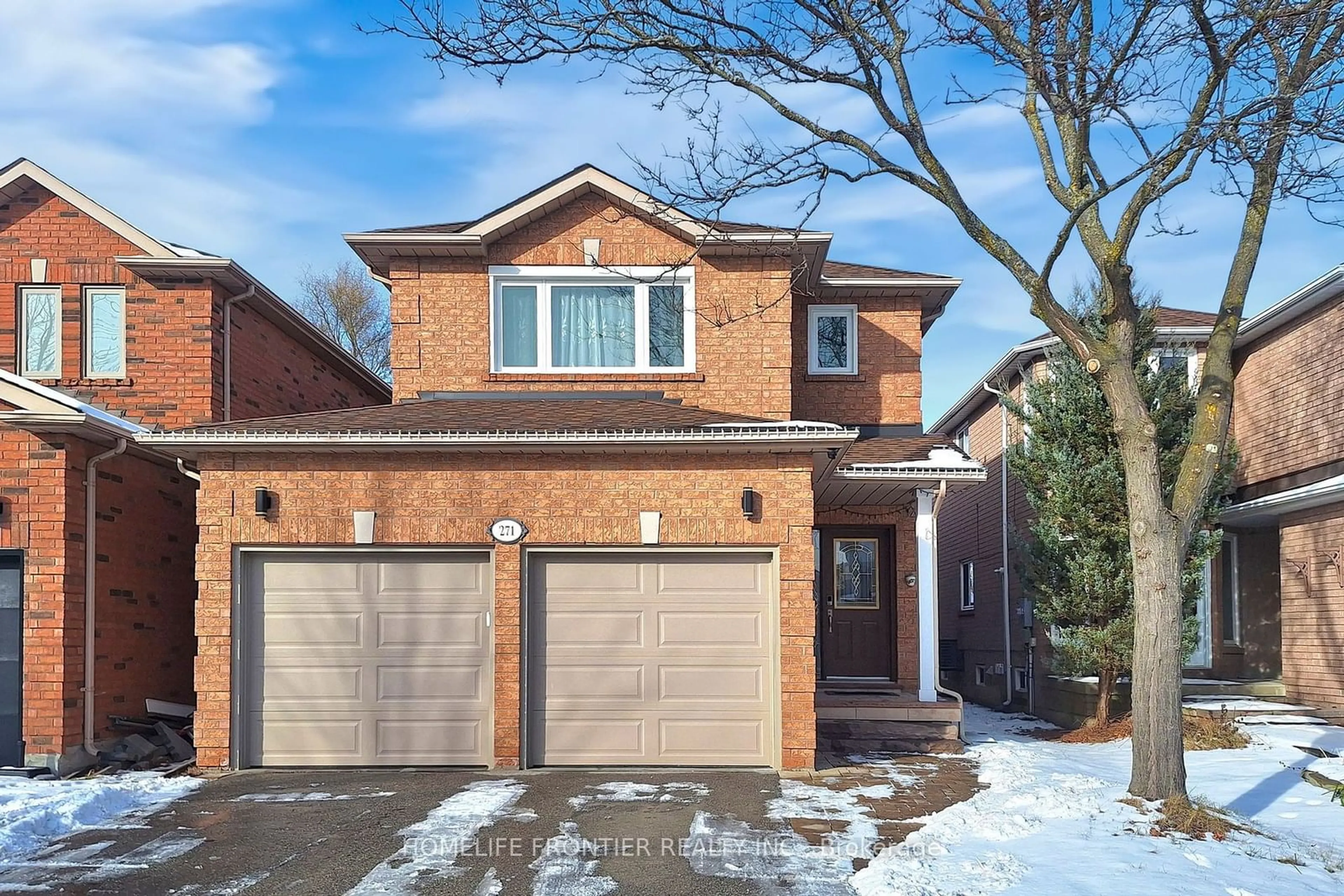 Home with brick exterior material, street for 271 Austinpaul Dr, Newmarket Ontario L3X 2C3