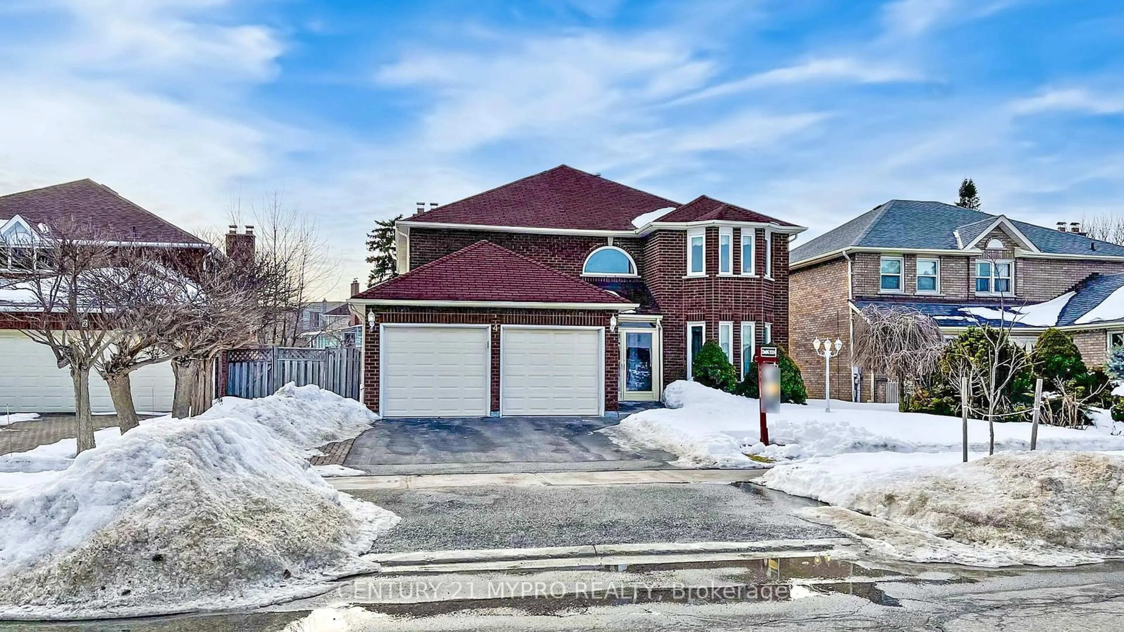 Home with brick exterior material, street for 4 Mallory Ave, Markham Ontario L3R 6P7