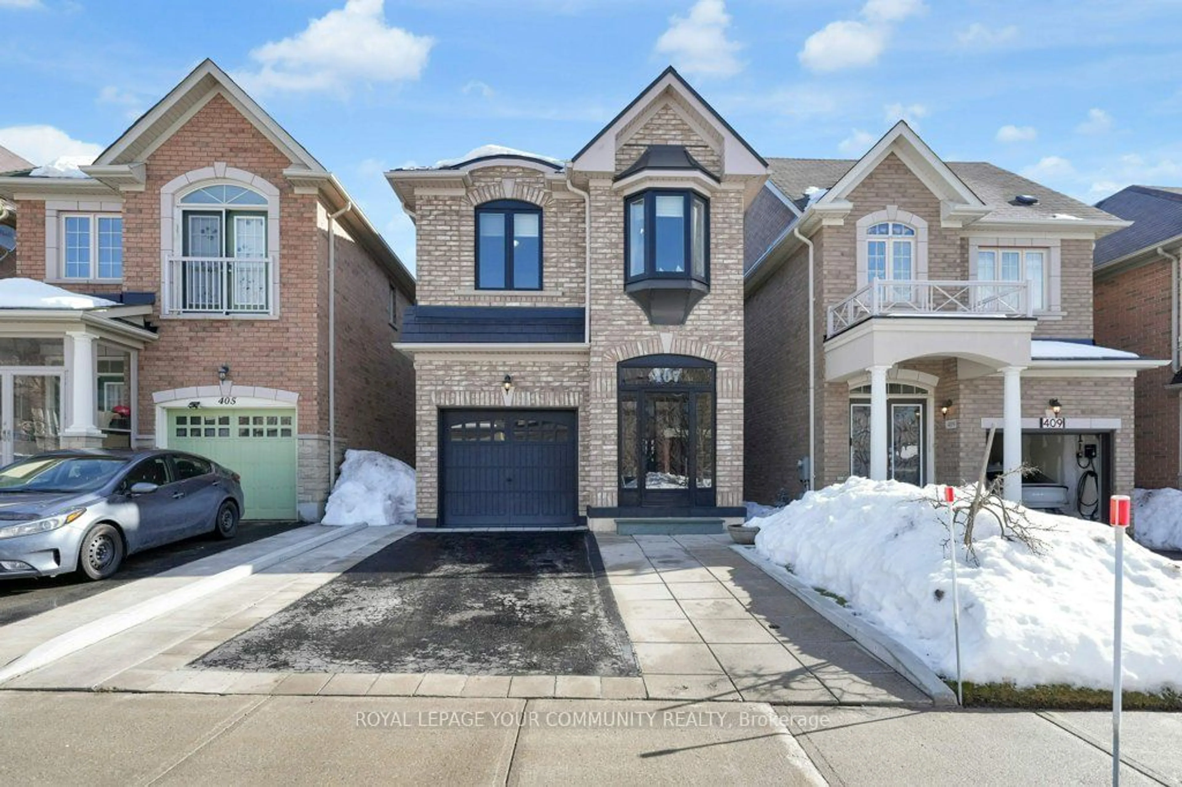 Home with brick exterior material, street for 407 Lady Nadia Dr, Vaughan Ontario L6A 4E8