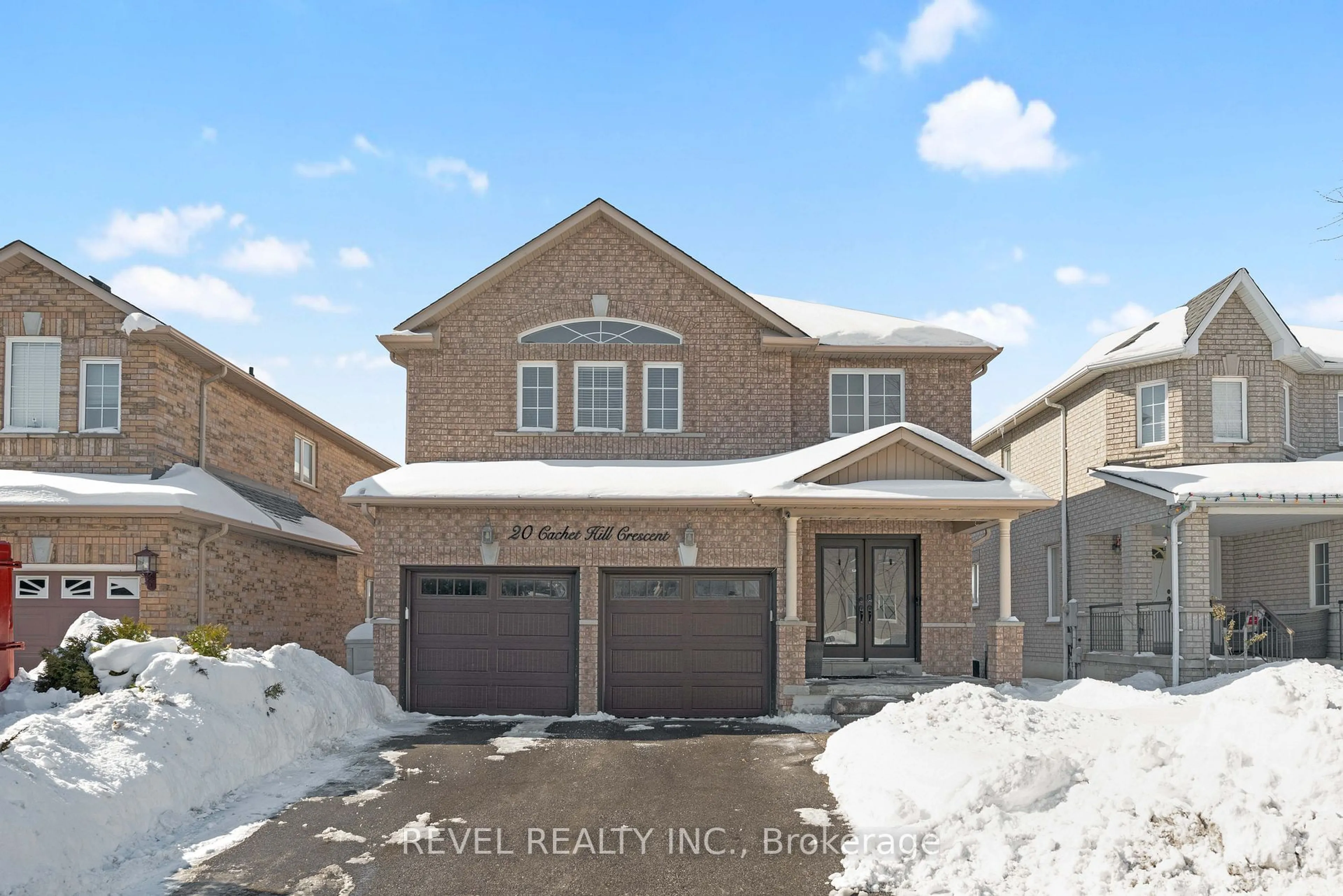 Home with brick exterior material, street for 20 Cachet Hill Cres, Vaughan Ontario L4H 1S6