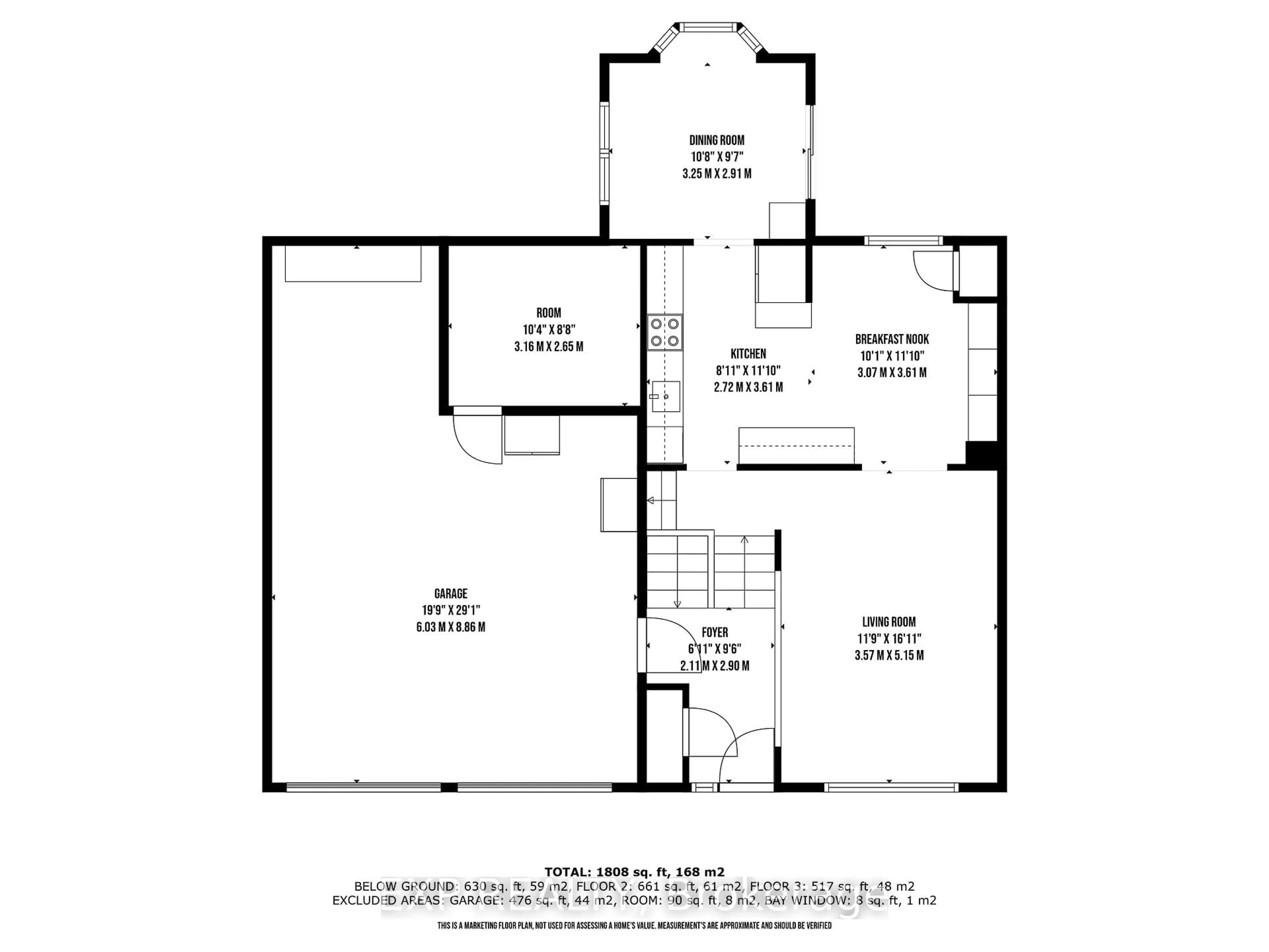 Floor plan for 107 Imperial Cres, Bradford West Gwillimbury Ontario L3Z 2N6